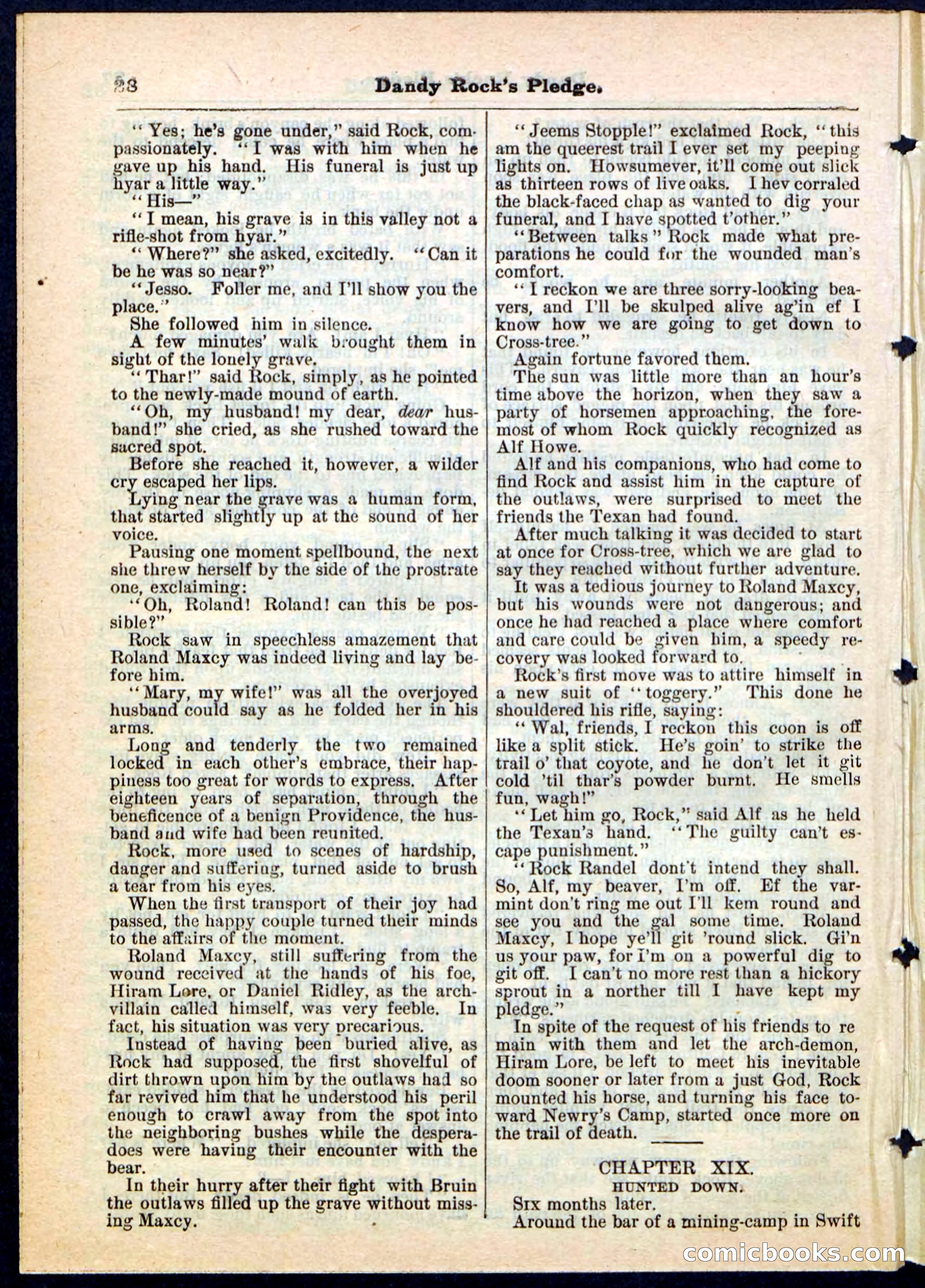 Beadle's Pocket Library No. 167 — page 28 of 32