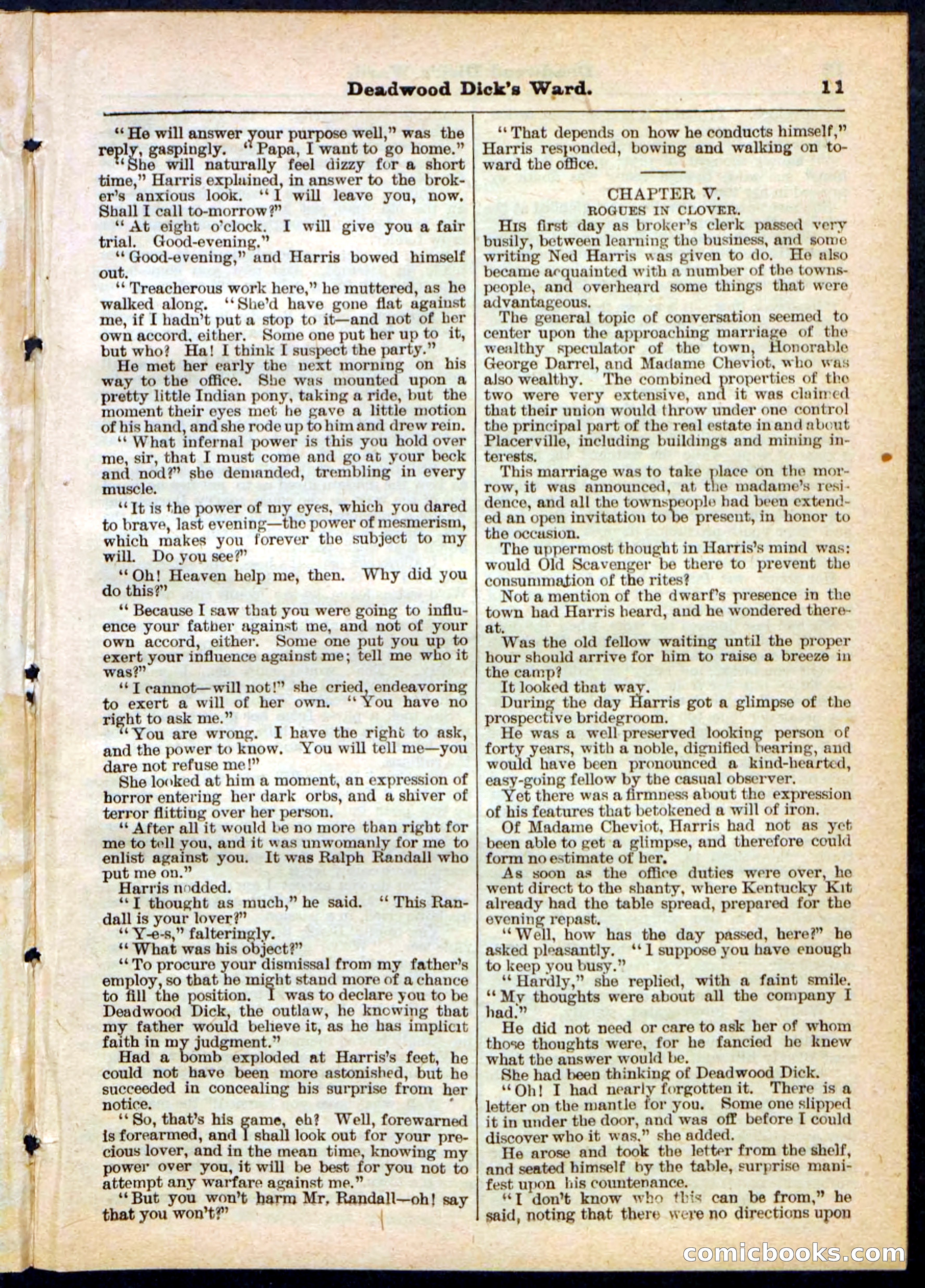 Beadle's Pocket Library No. 168 — page 11 of 32