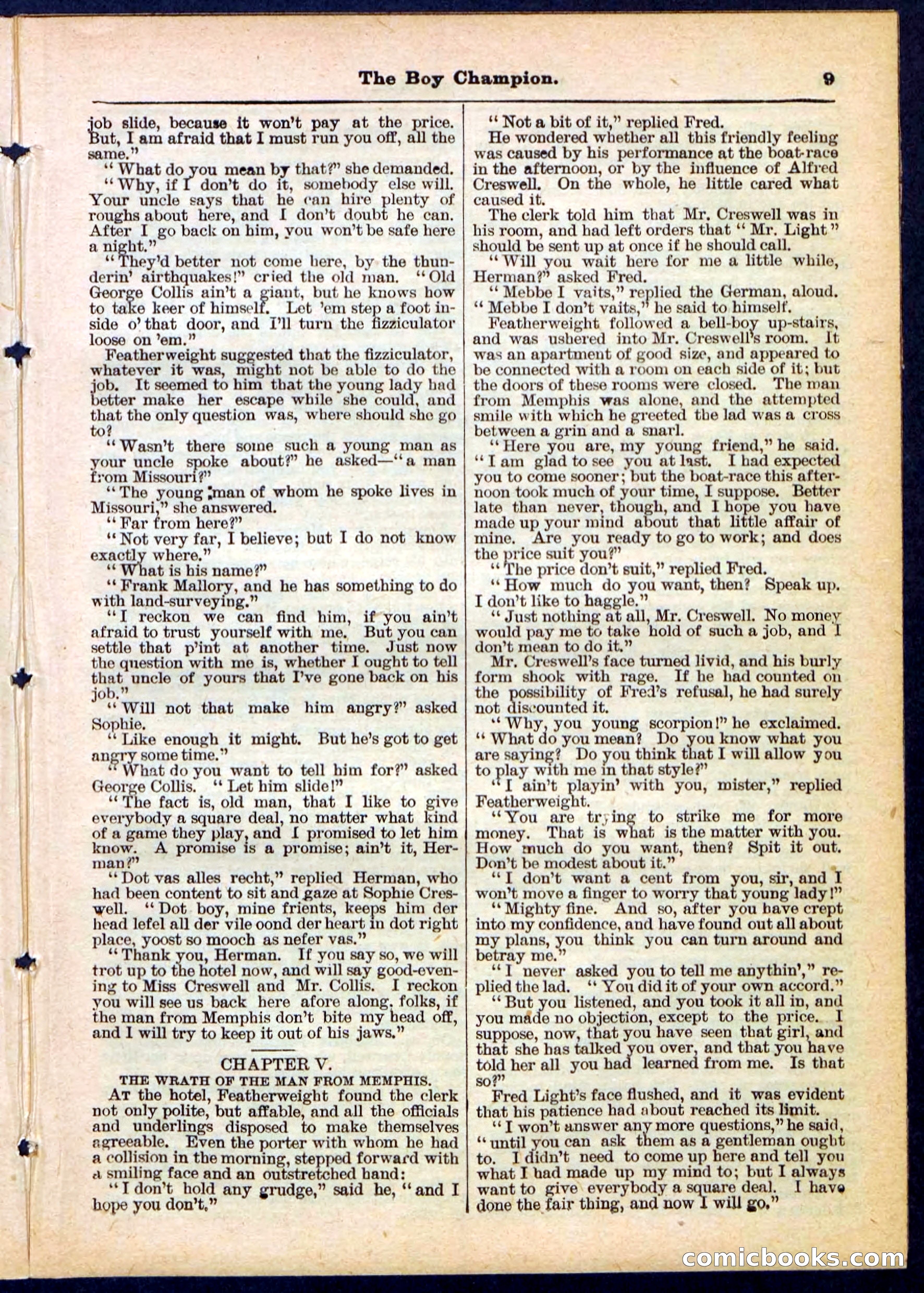 Beadle's Pocket Library No. 169 — page 9 of 32