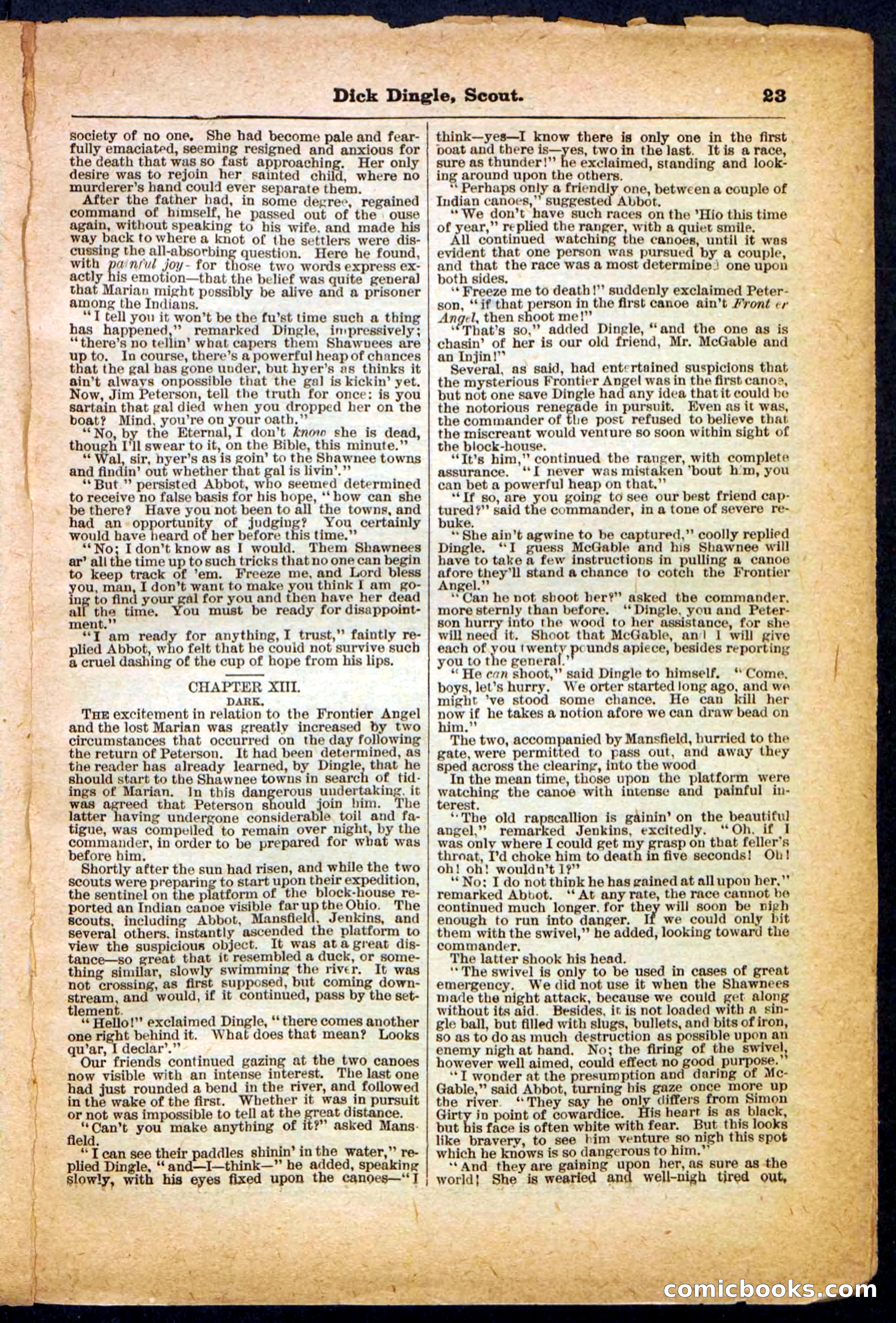 Beadle's Pocket Library No. 173 — page 23 of 32