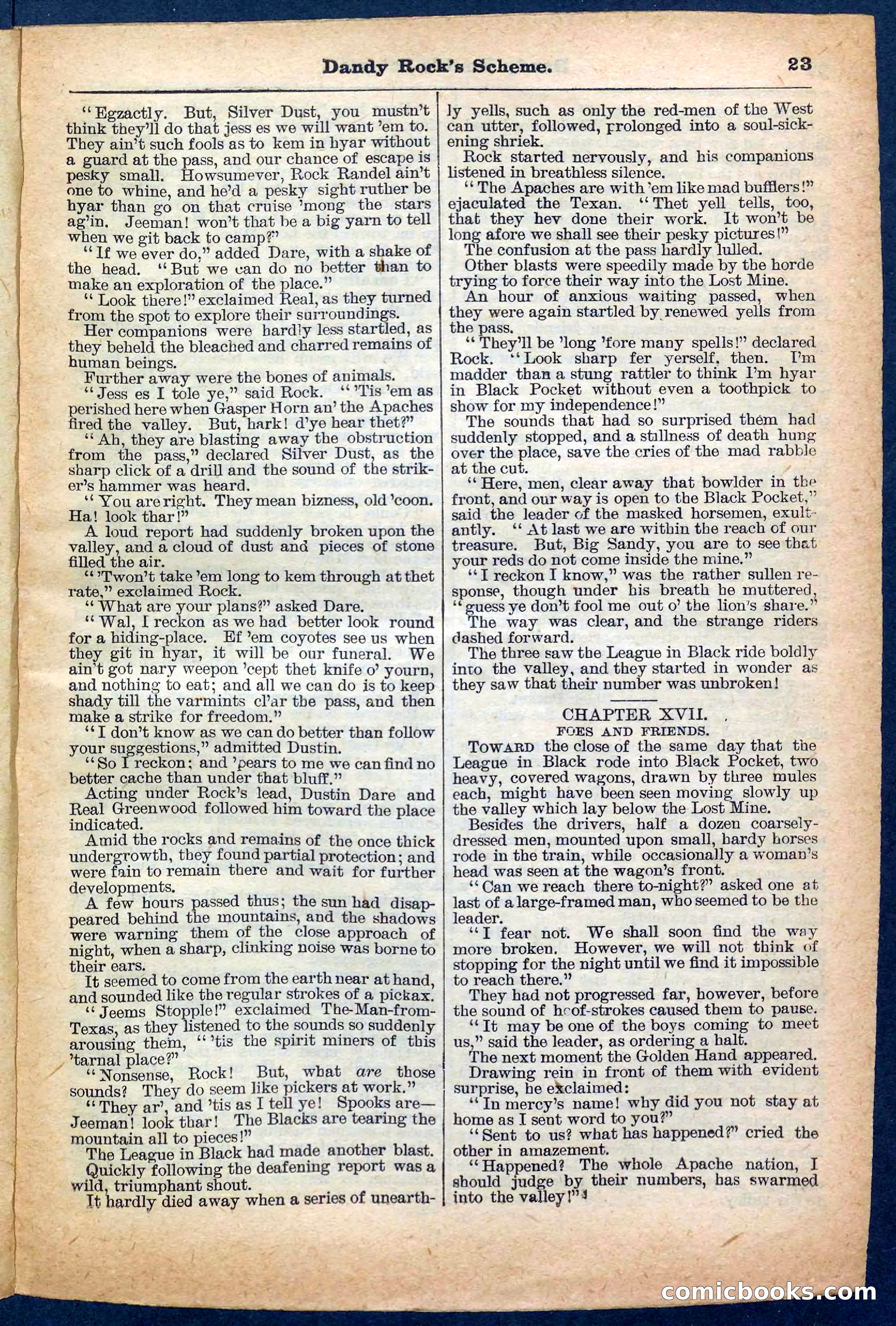 Beadle's Pocket Library, No. 174 — page 23 of 32