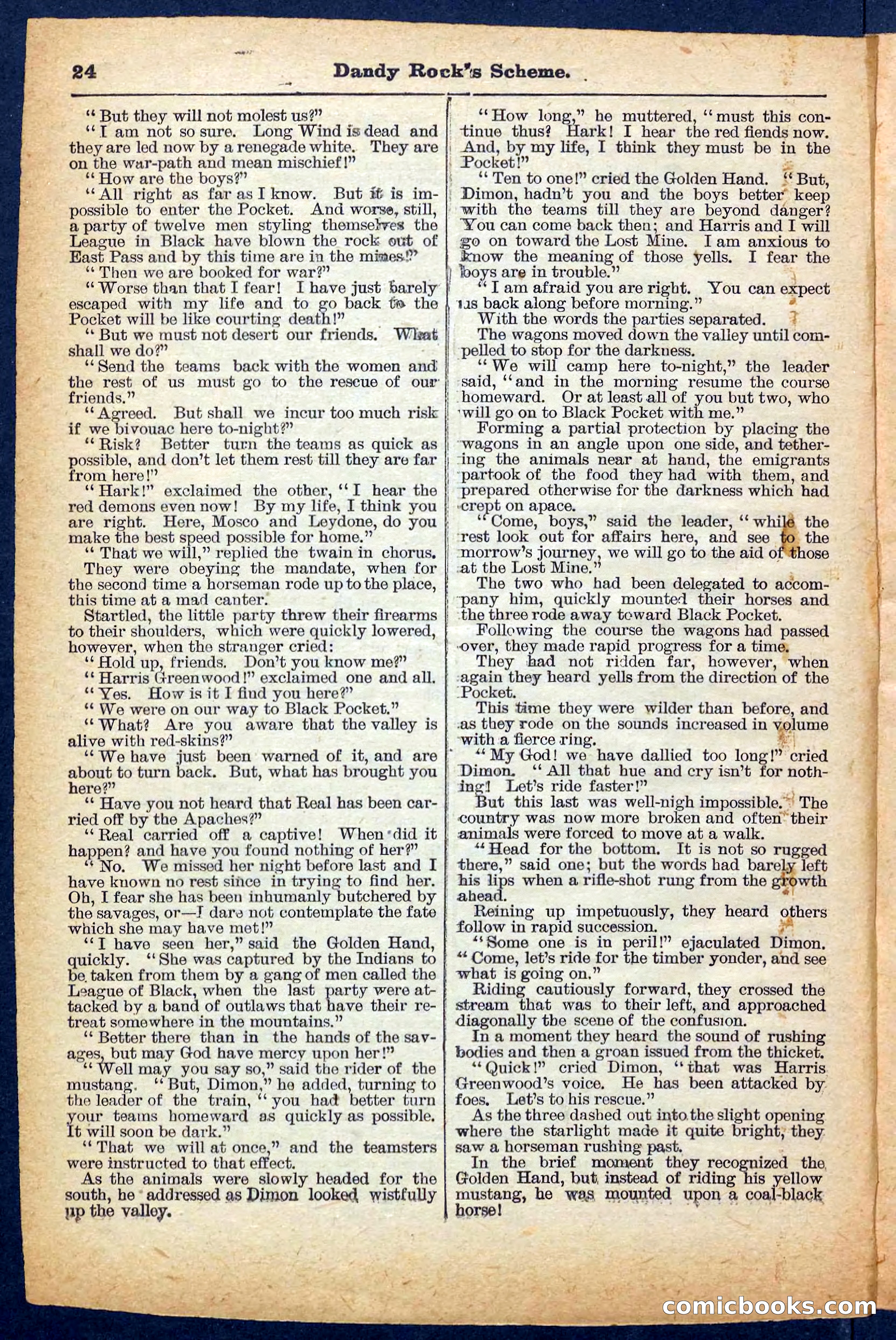Beadle's Pocket Library, No. 174 — page 24 of 32