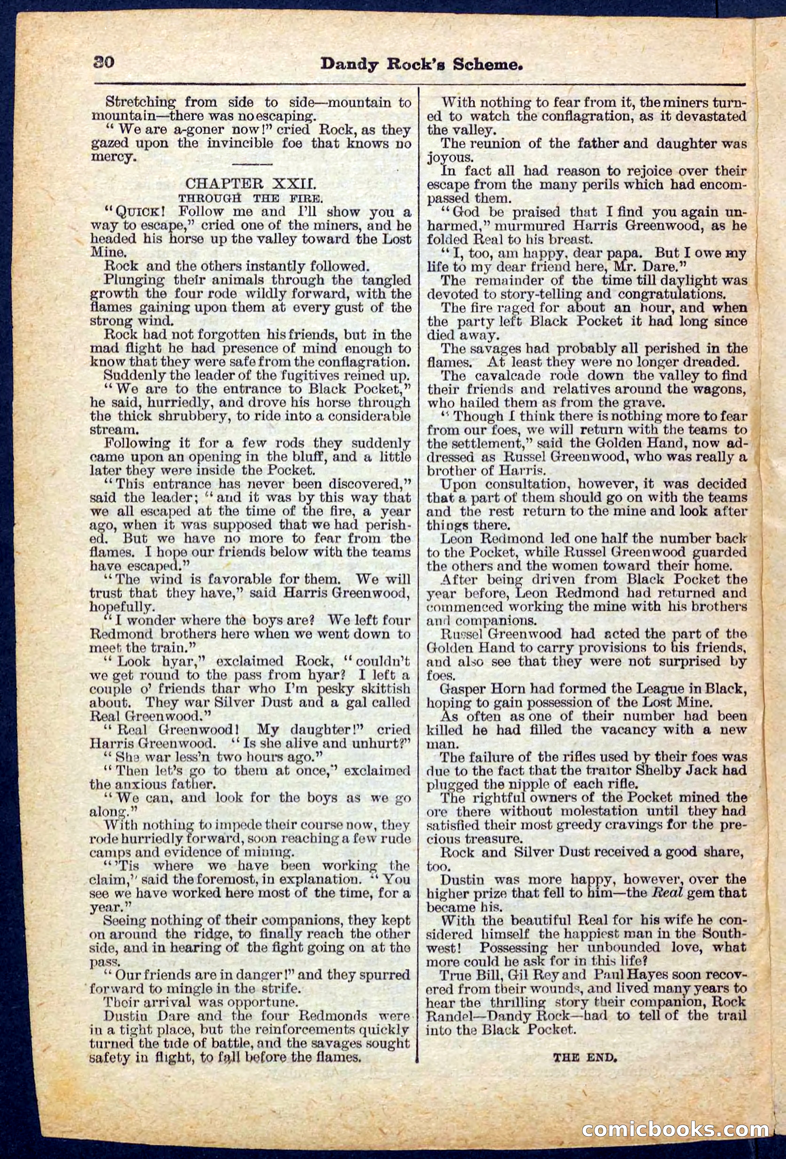 Beadle's Pocket Library, No. 174 — page 30 of 32