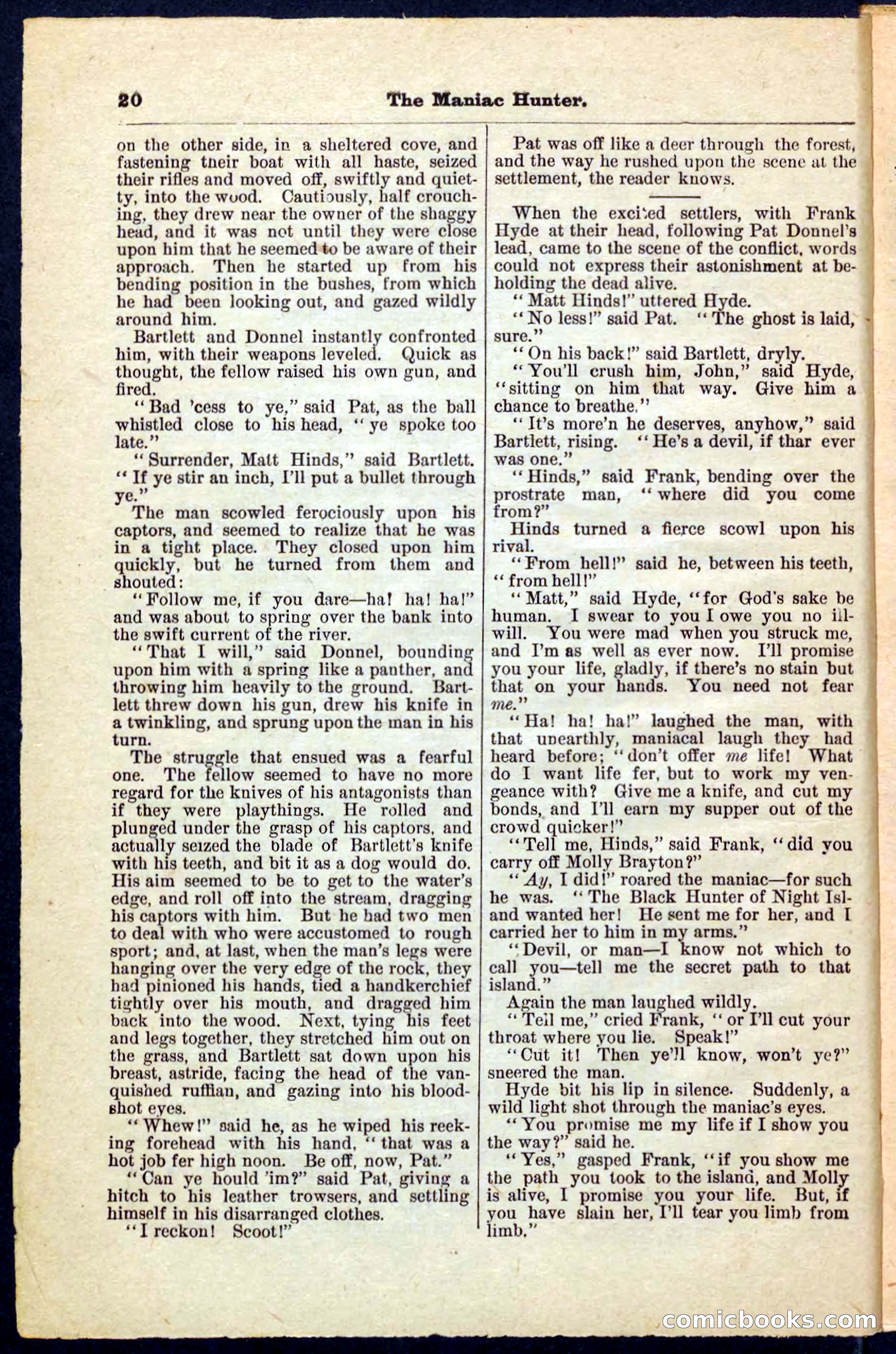Beadle's Pocket Library No. 178 — page 20 of 32