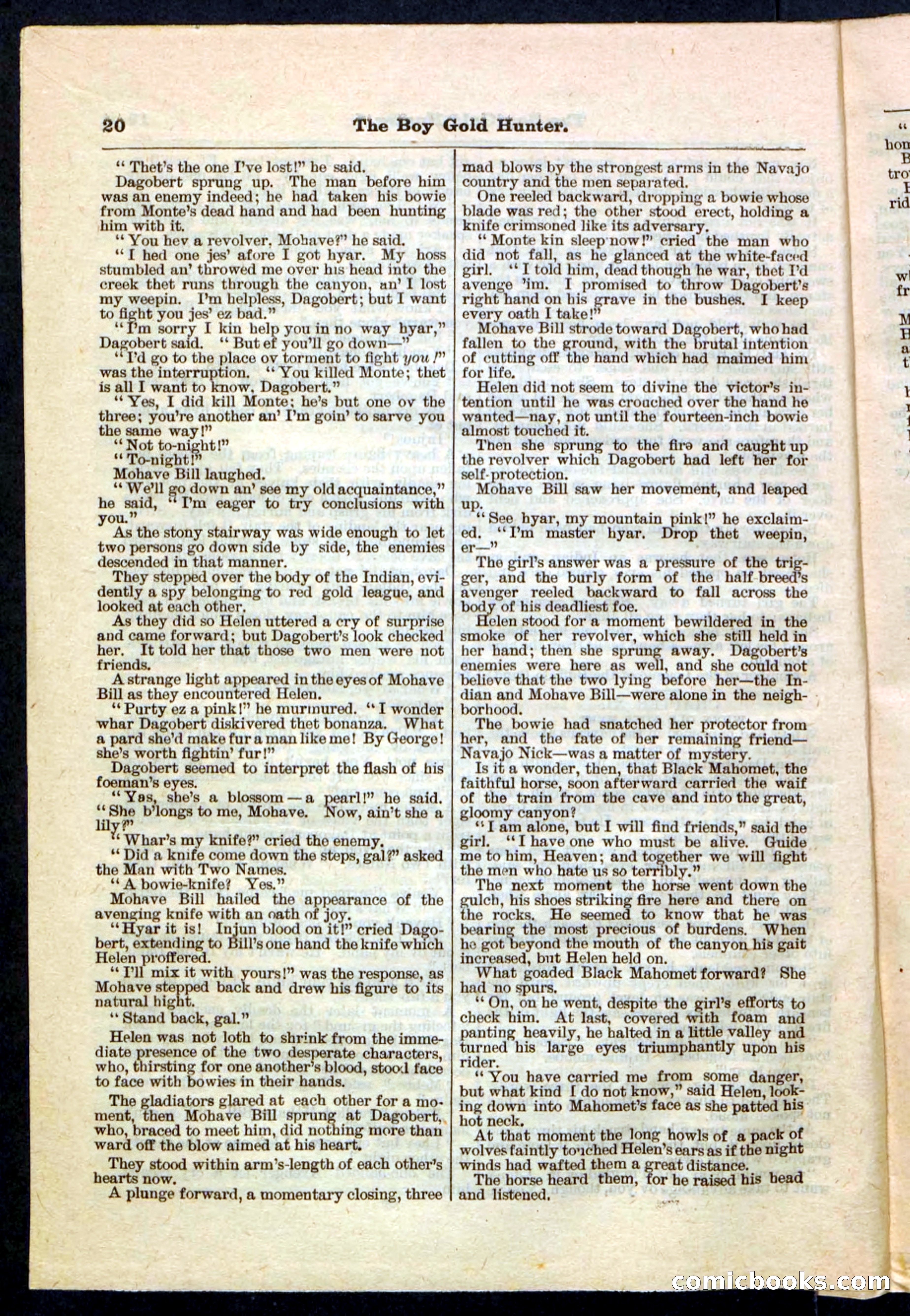 Beadle's Pocket Library No. 180 — page 20 of 32