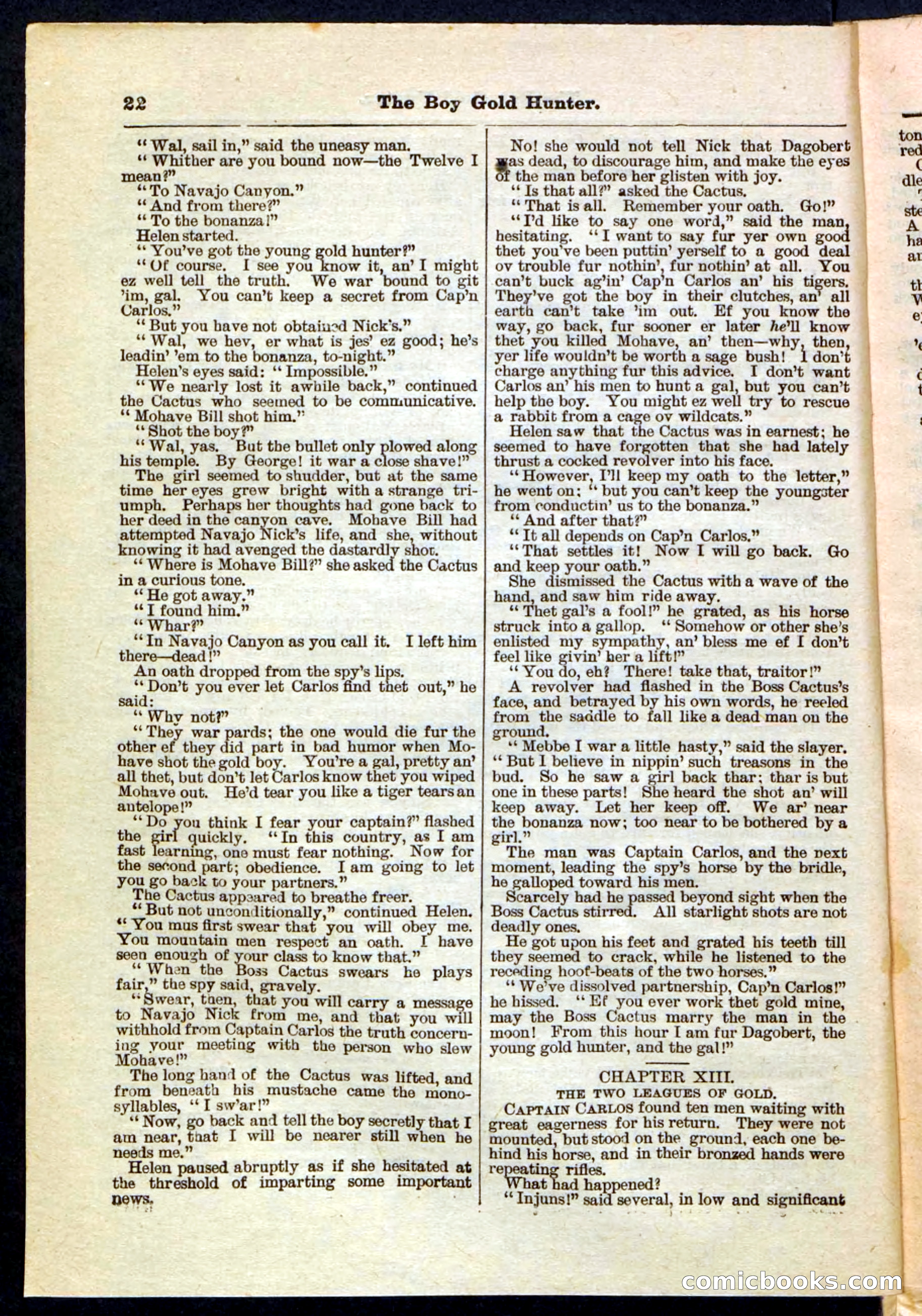 Beadle's Pocket Library No. 180 — page 22 of 32