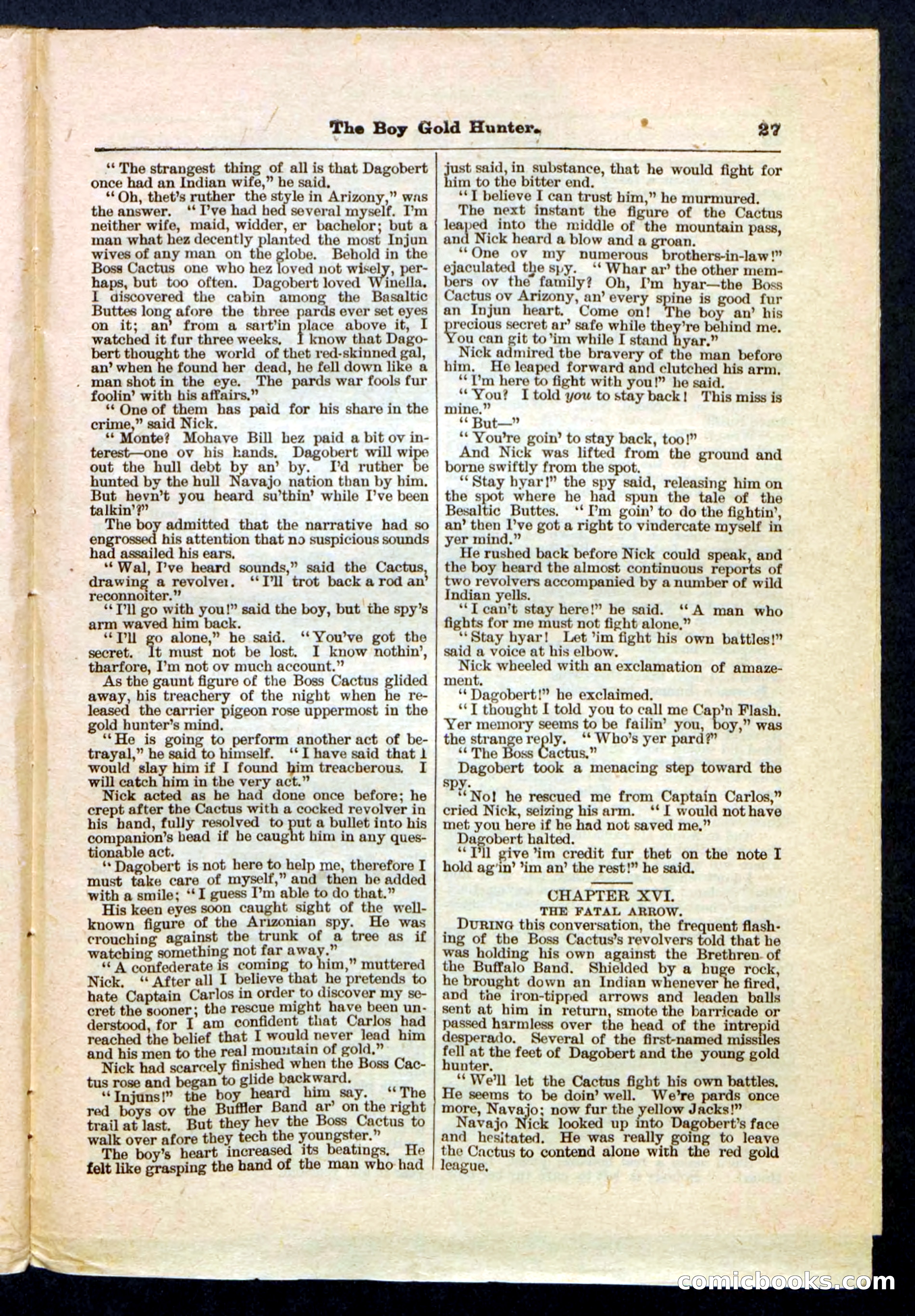 Beadle's Pocket Library No. 180 — page 27 of 32