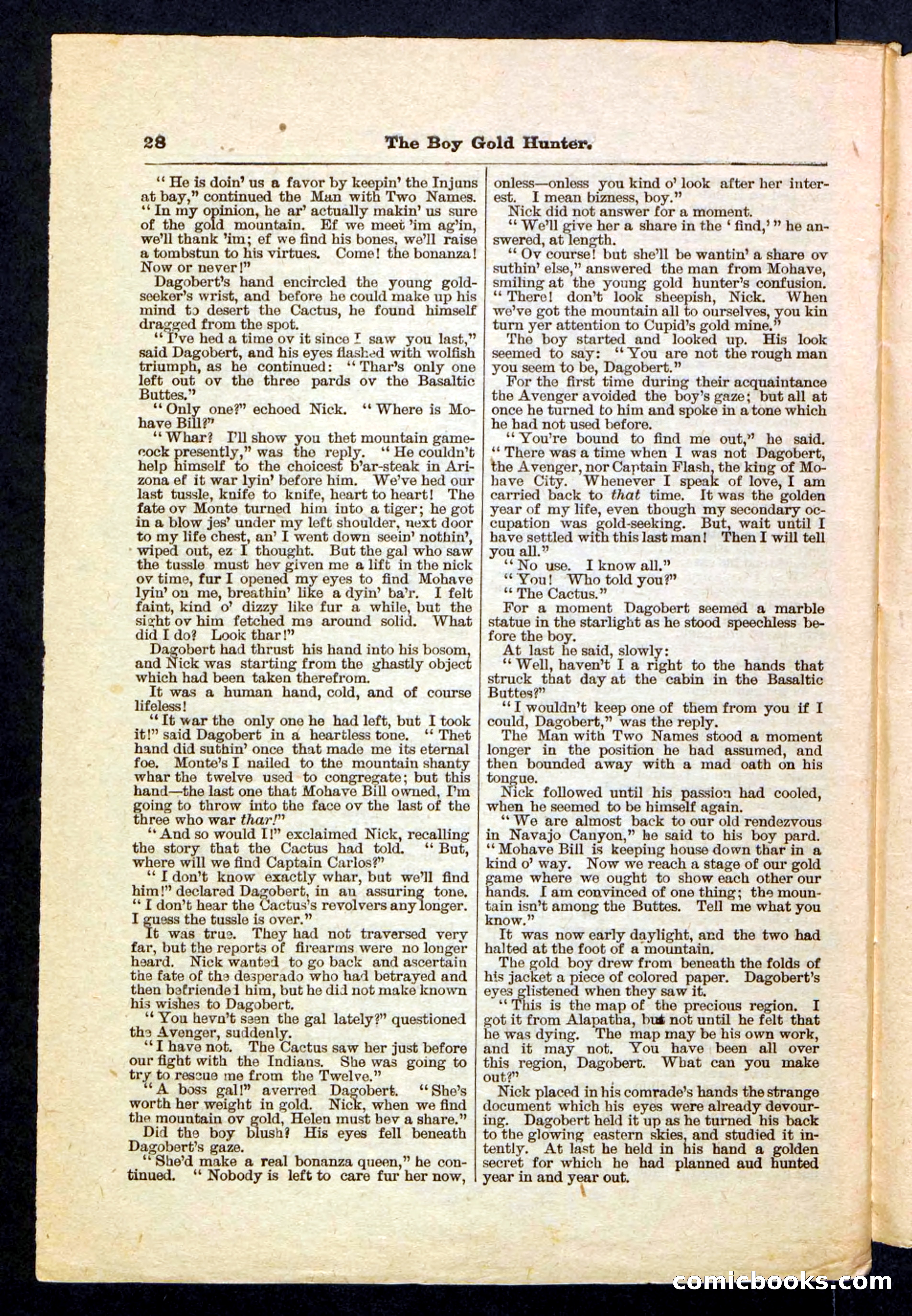Beadle's Pocket Library No. 180 — page 28 of 32