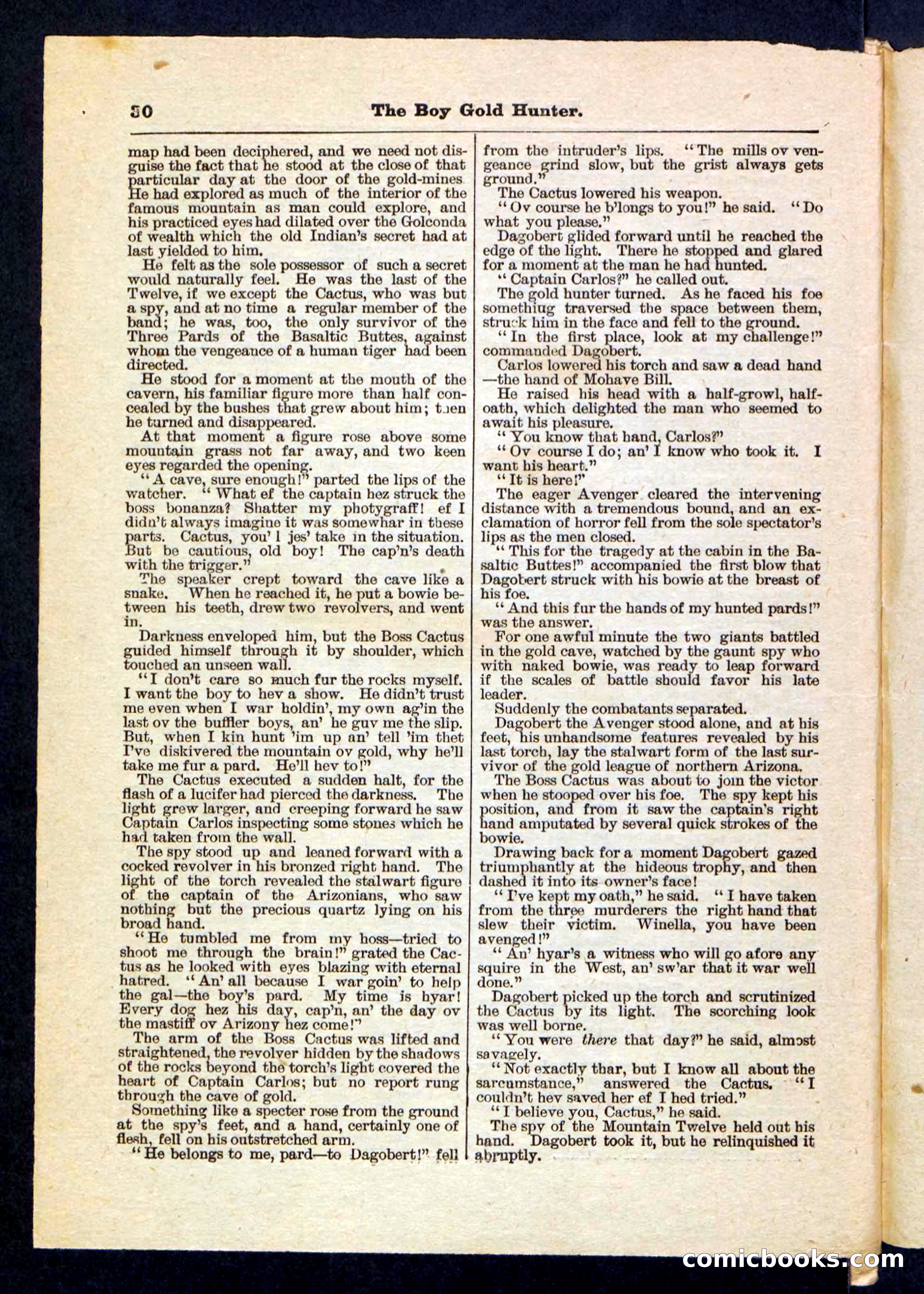 Beadle's Pocket Library No. 180 — page 30 of 32