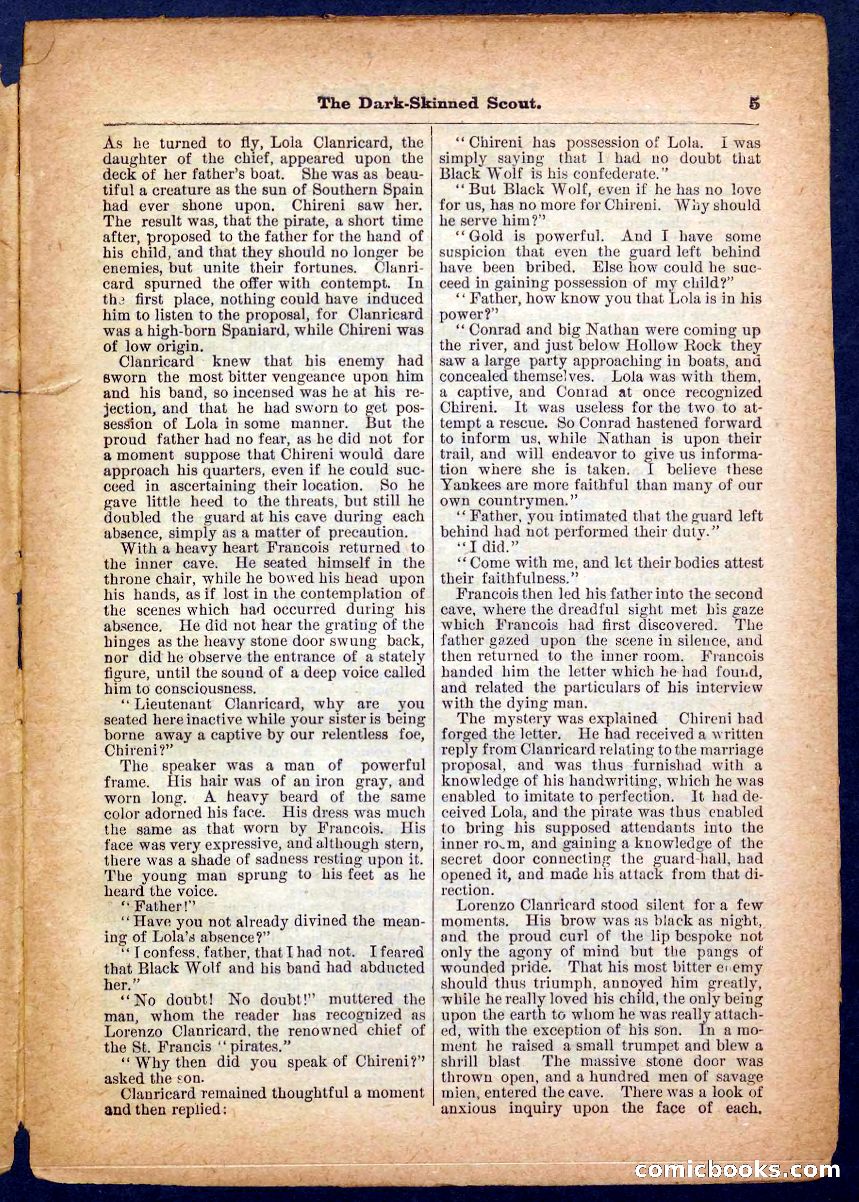 Beadle's Pocket Library No. 182 — page 5 of 32