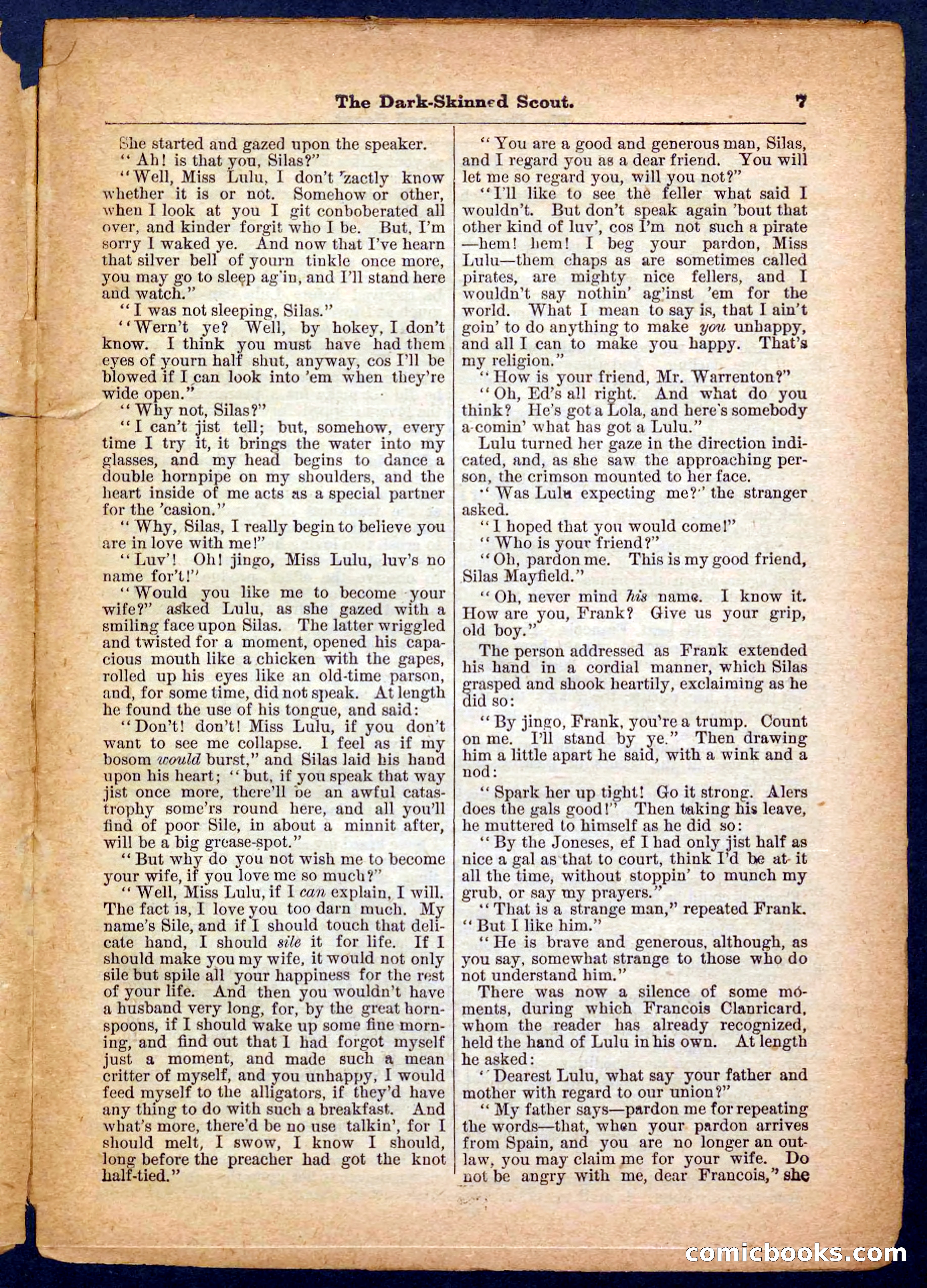 Beadle's Pocket Library No. 182 — page 7 of 32