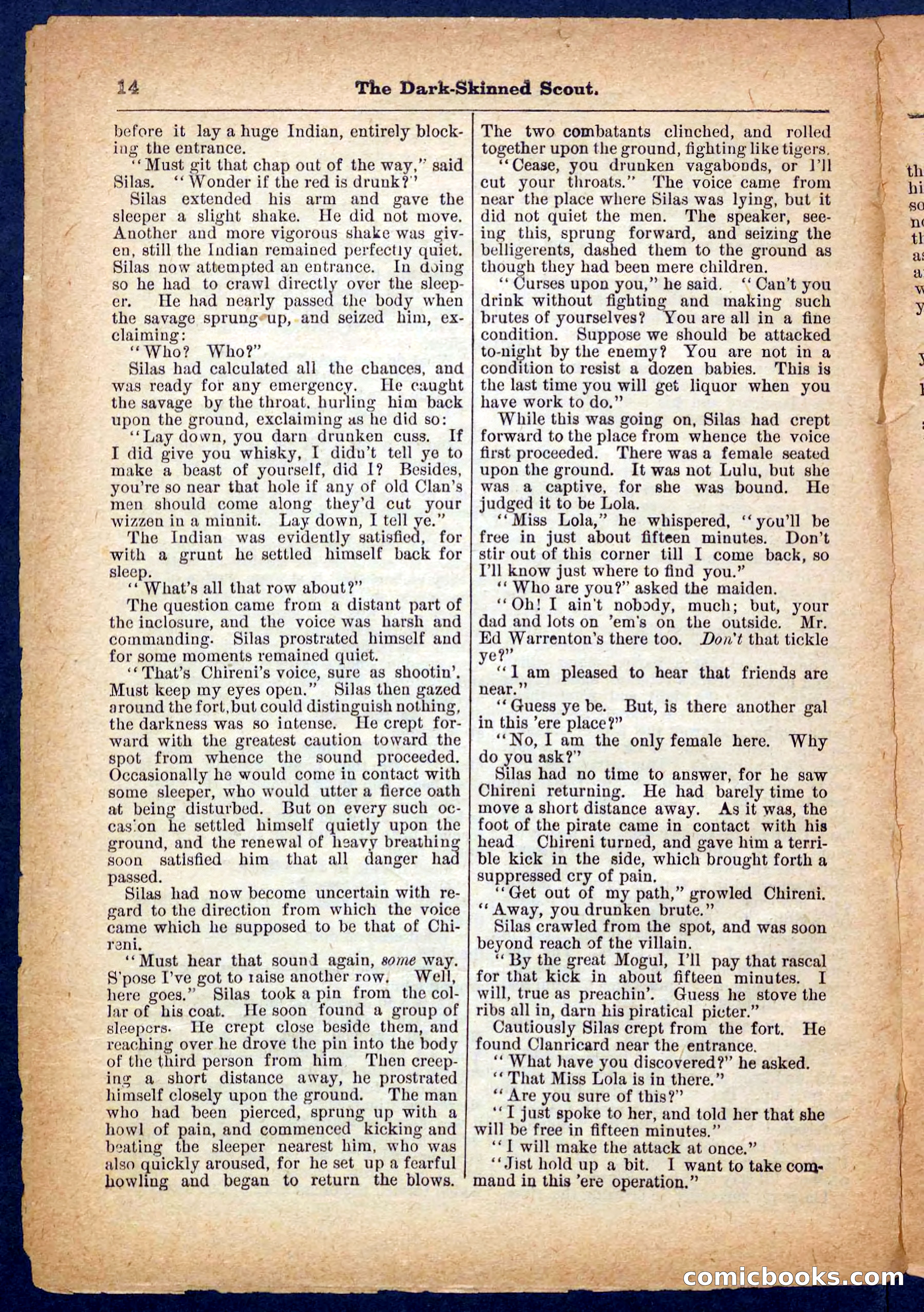 Beadle's Pocket Library No. 182 — page 14 of 32