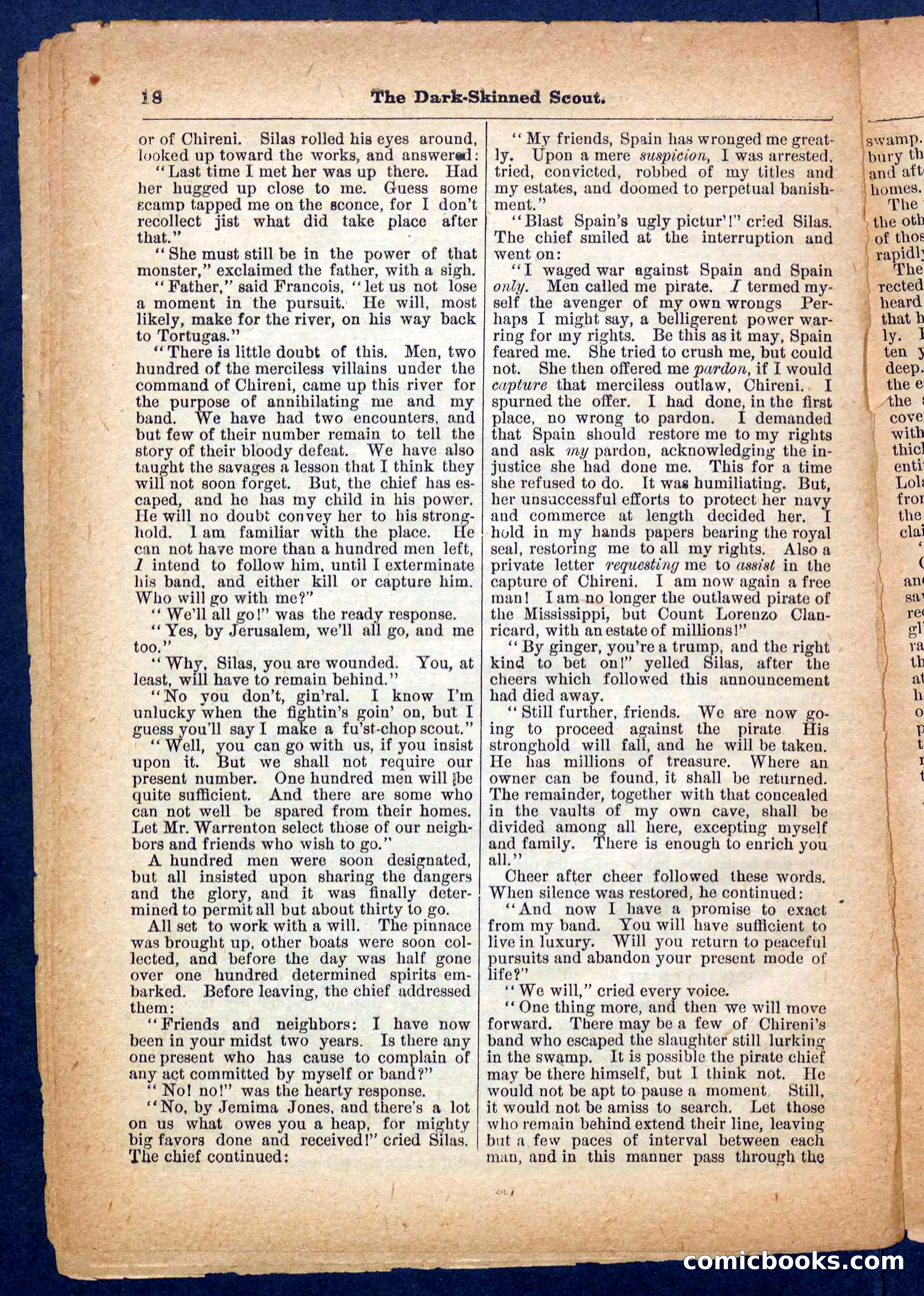 Beadle's Pocket Library No. 182 — page 18 of 32