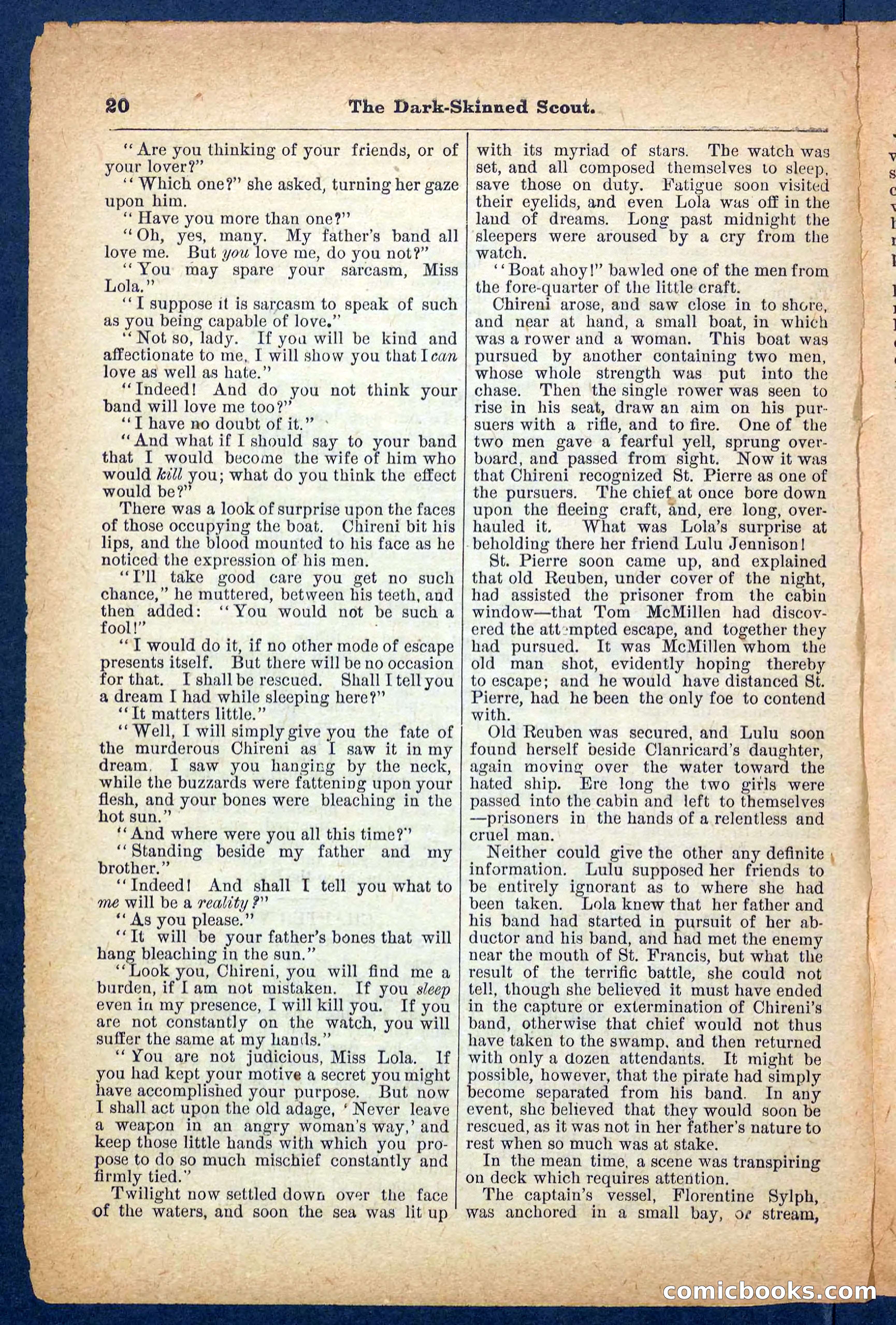 Beadle's Pocket Library No. 182 — page 20 of 32