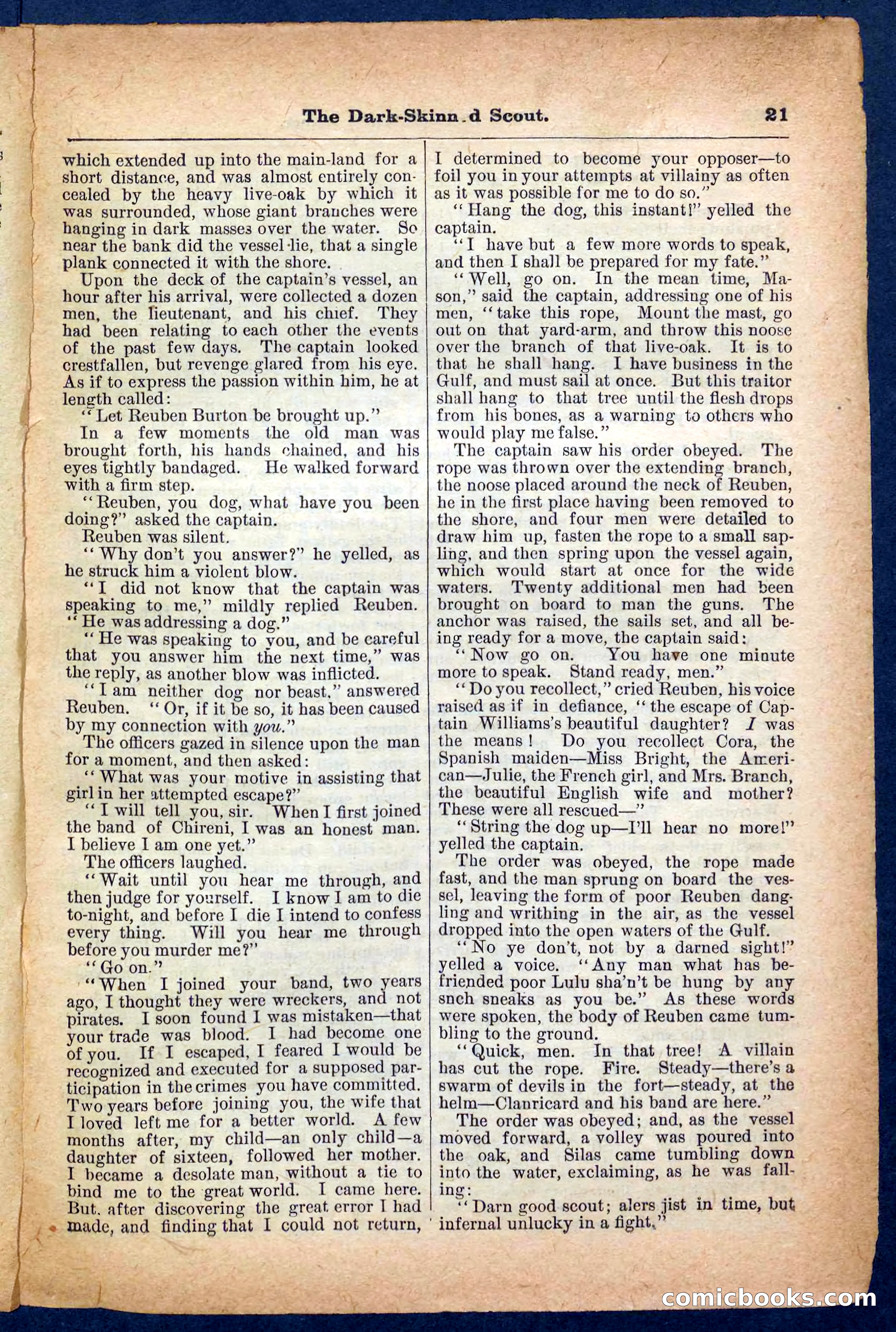 Beadle's Pocket Library No. 182 — page 21 of 32