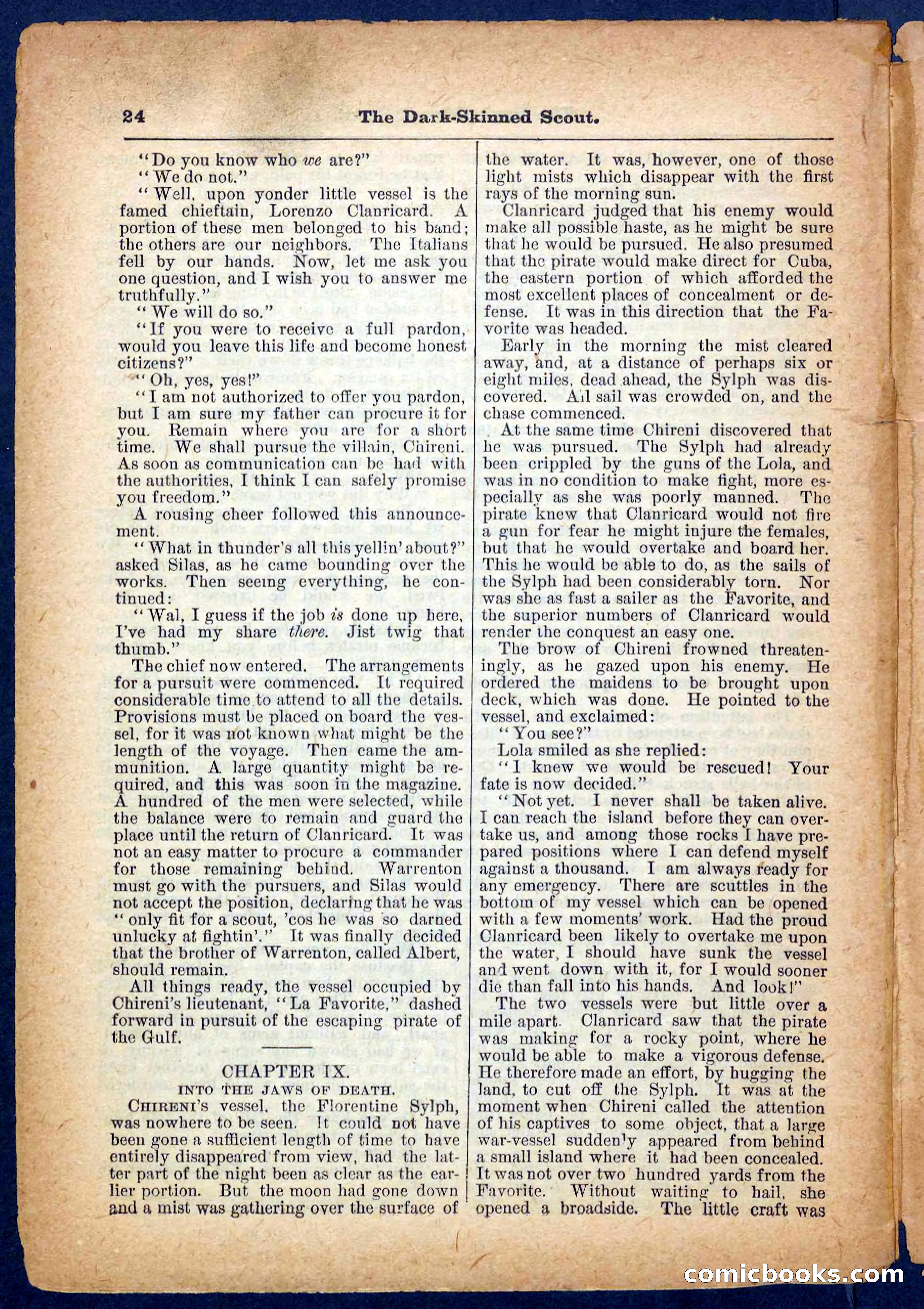 Beadle's Pocket Library No. 182 — page 24 of 32