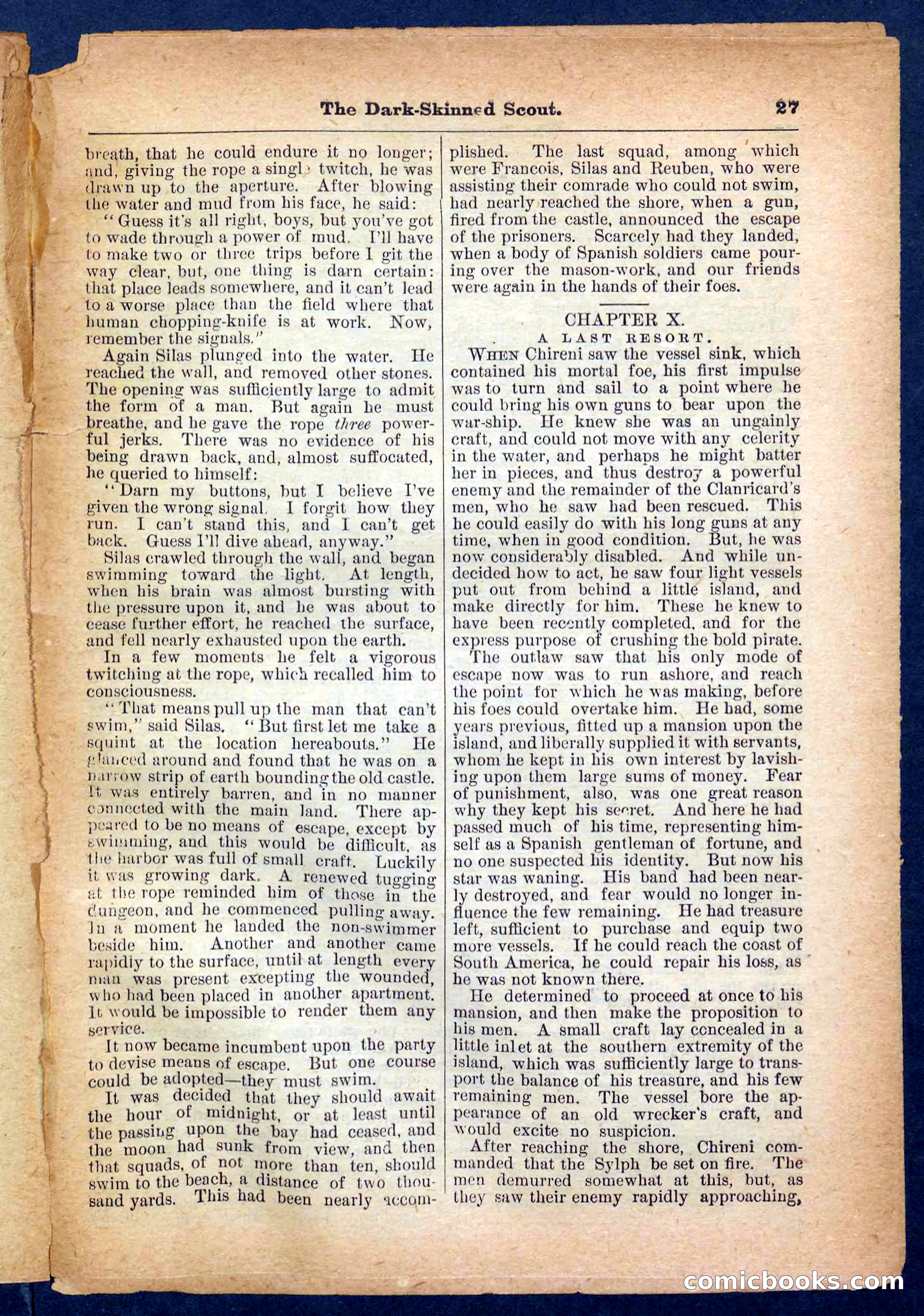 Beadle's Pocket Library No. 182 — page 27 of 32