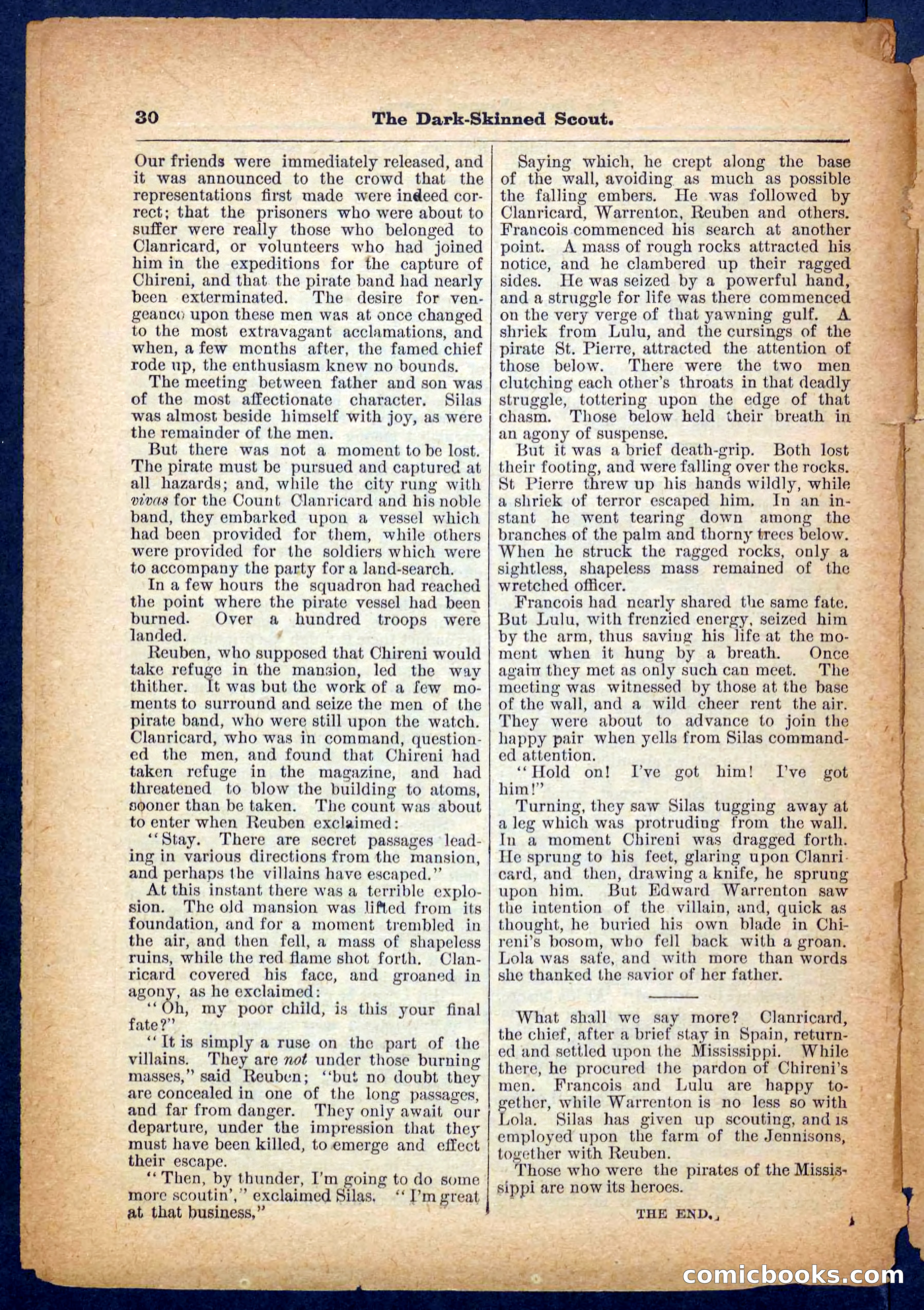 Beadle's Pocket Library No. 182 — page 30 of 32