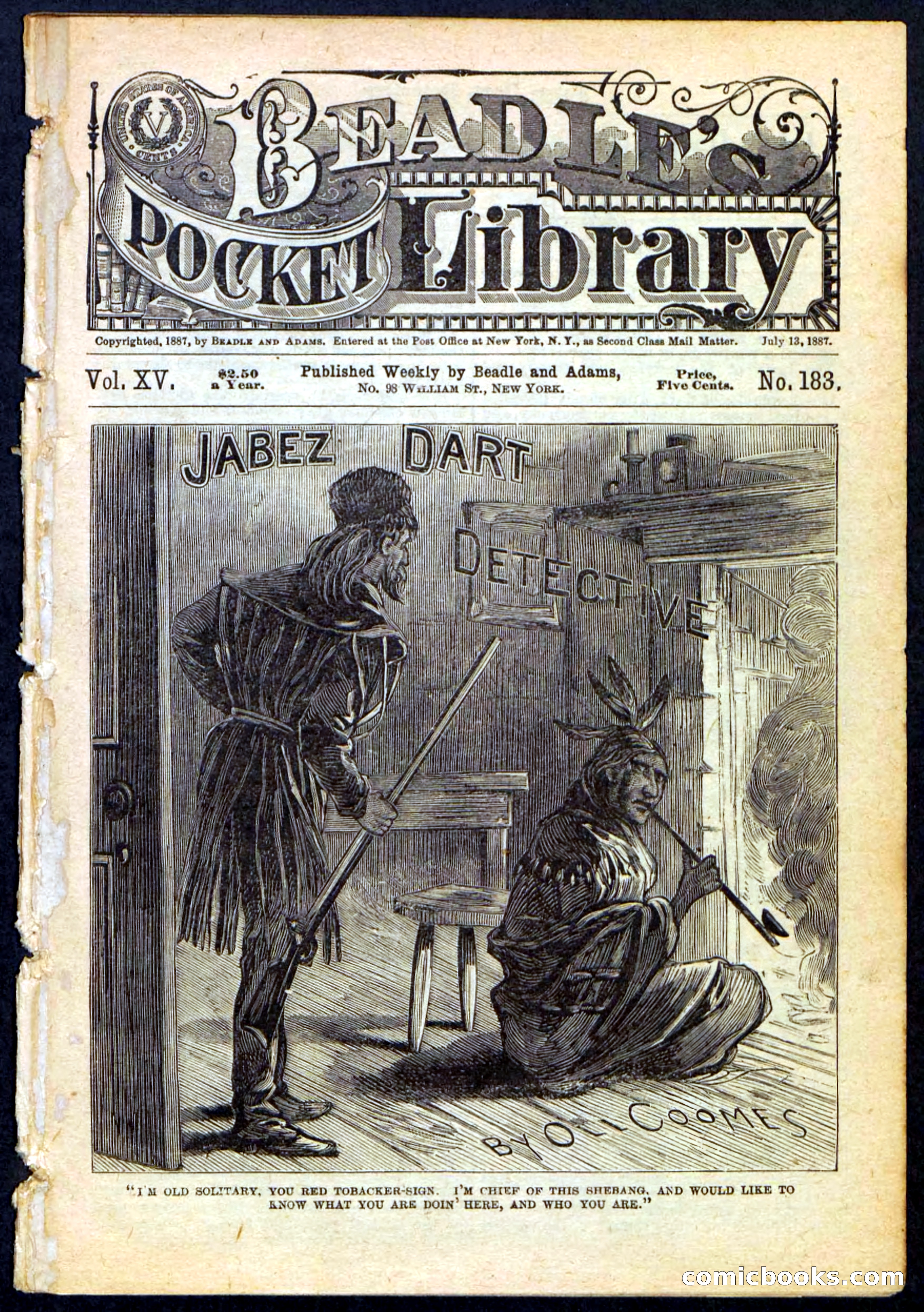 Beadle's Pocket Library, No. 183 — page 1 of 32