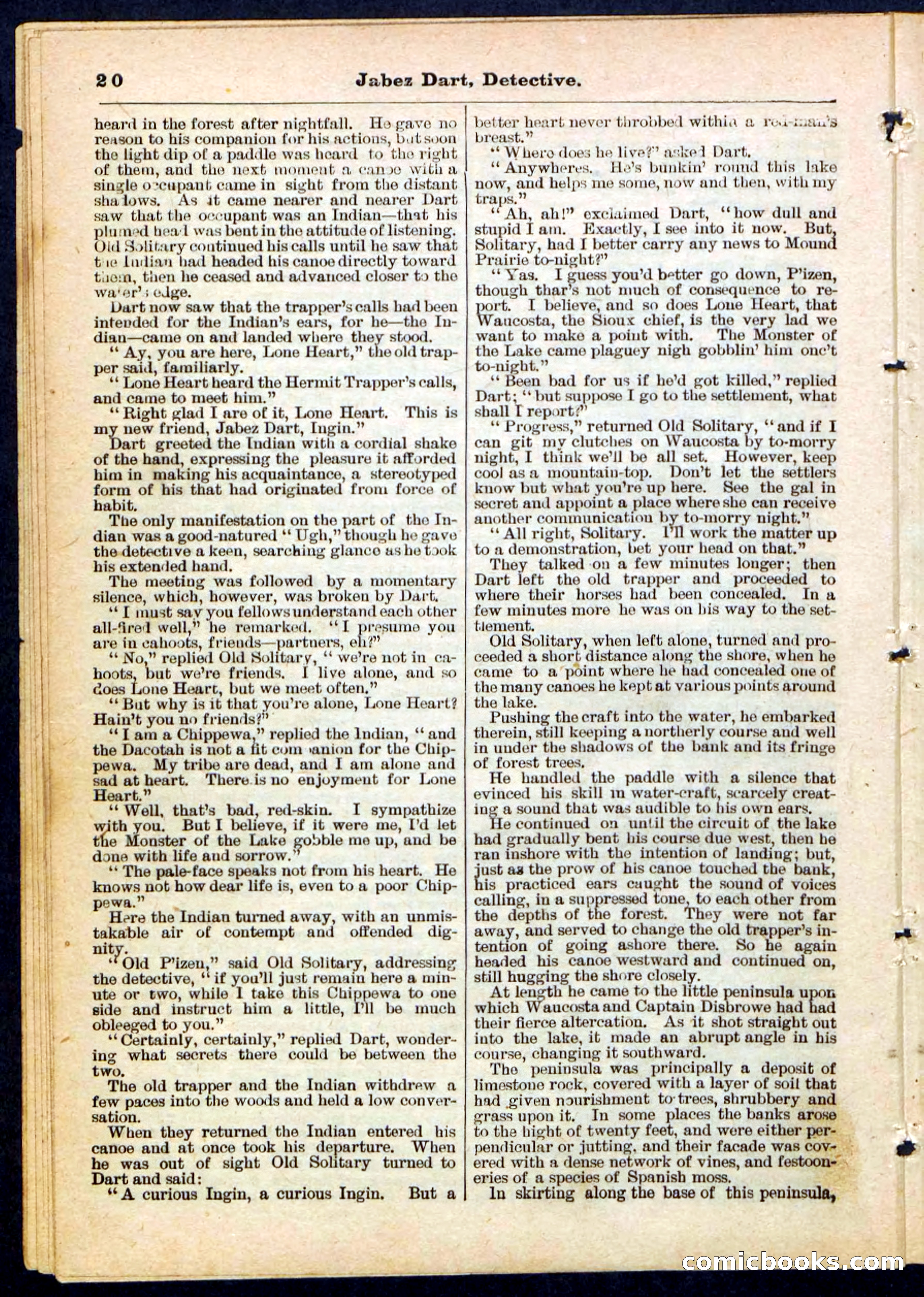 Beadle's Pocket Library, No. 183 — page 20 of 32