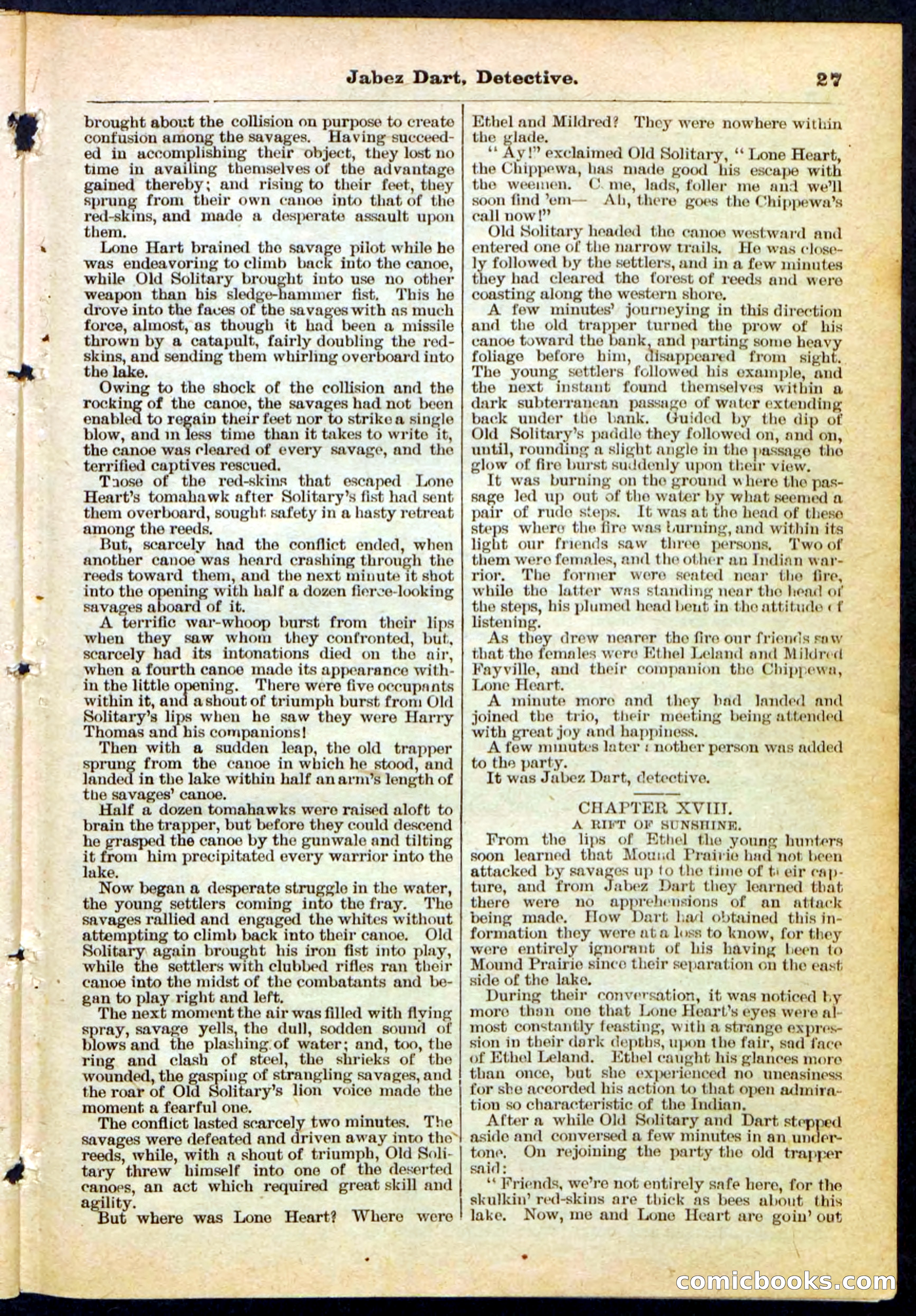 Beadle's Pocket Library, No. 183 — page 27 of 32