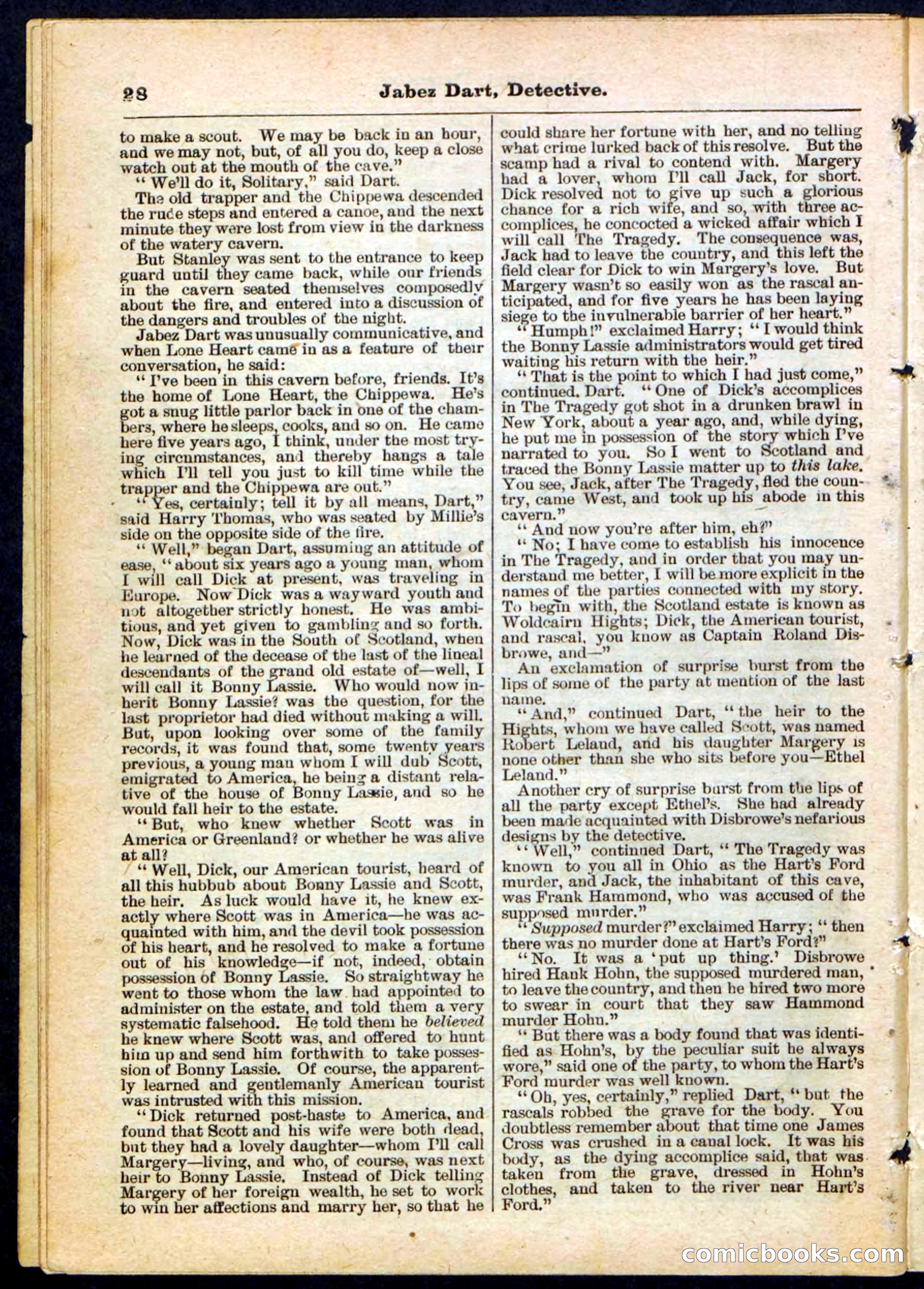 Beadle's Pocket Library, No. 183 — page 28 of 32