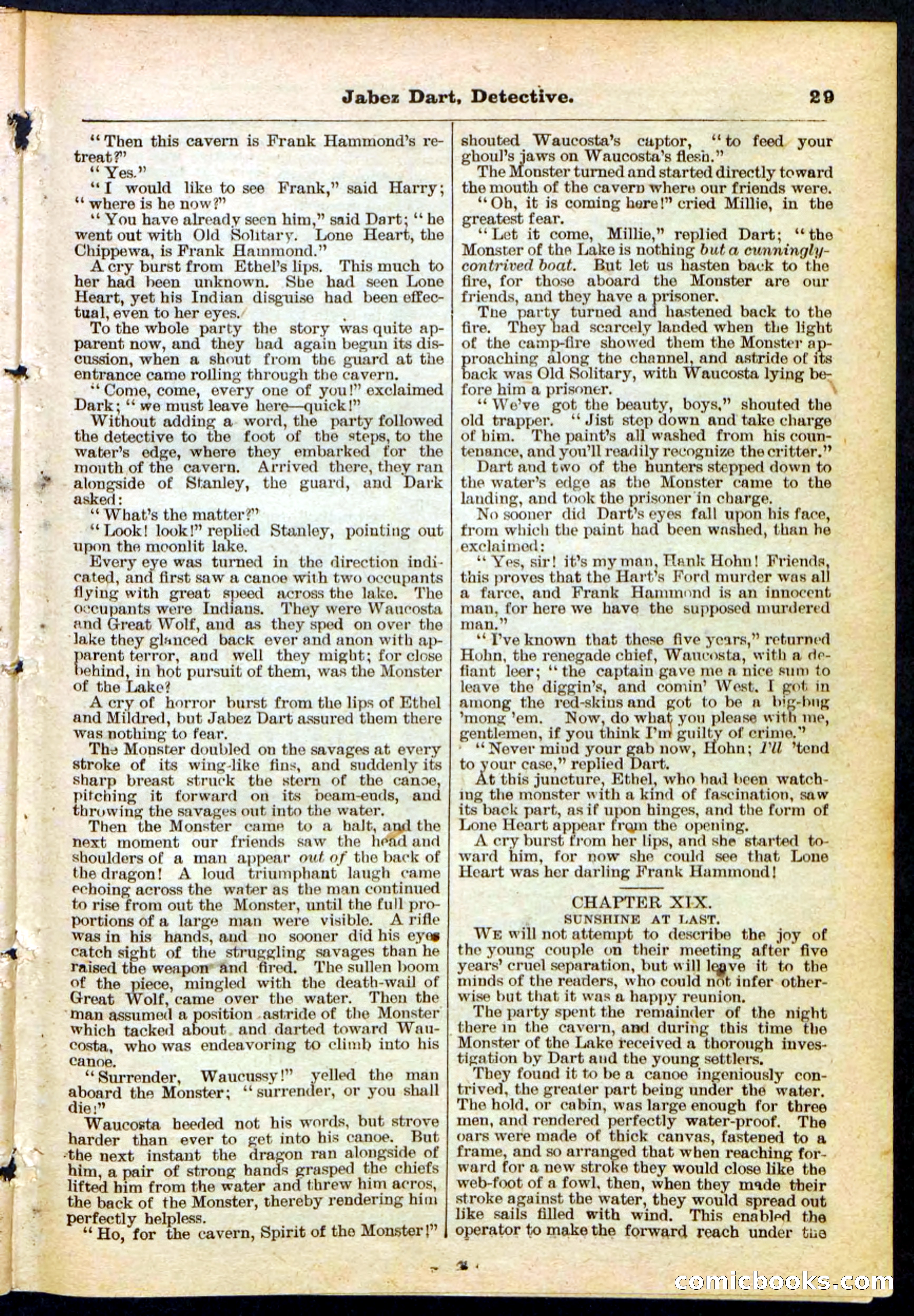 Beadle's Pocket Library, No. 183 — page 29 of 32