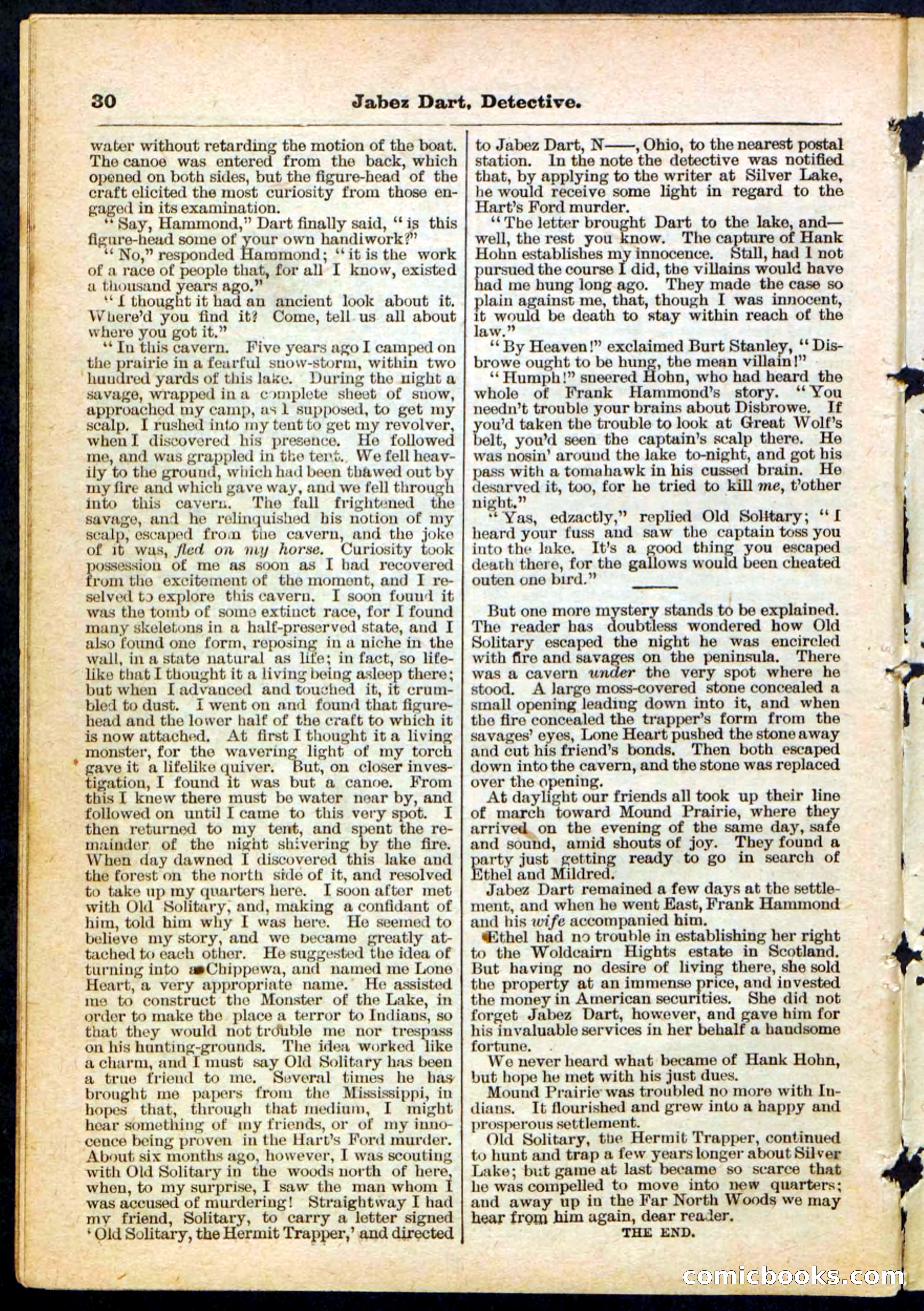Beadle's Pocket Library, No. 183 — page 30 of 32