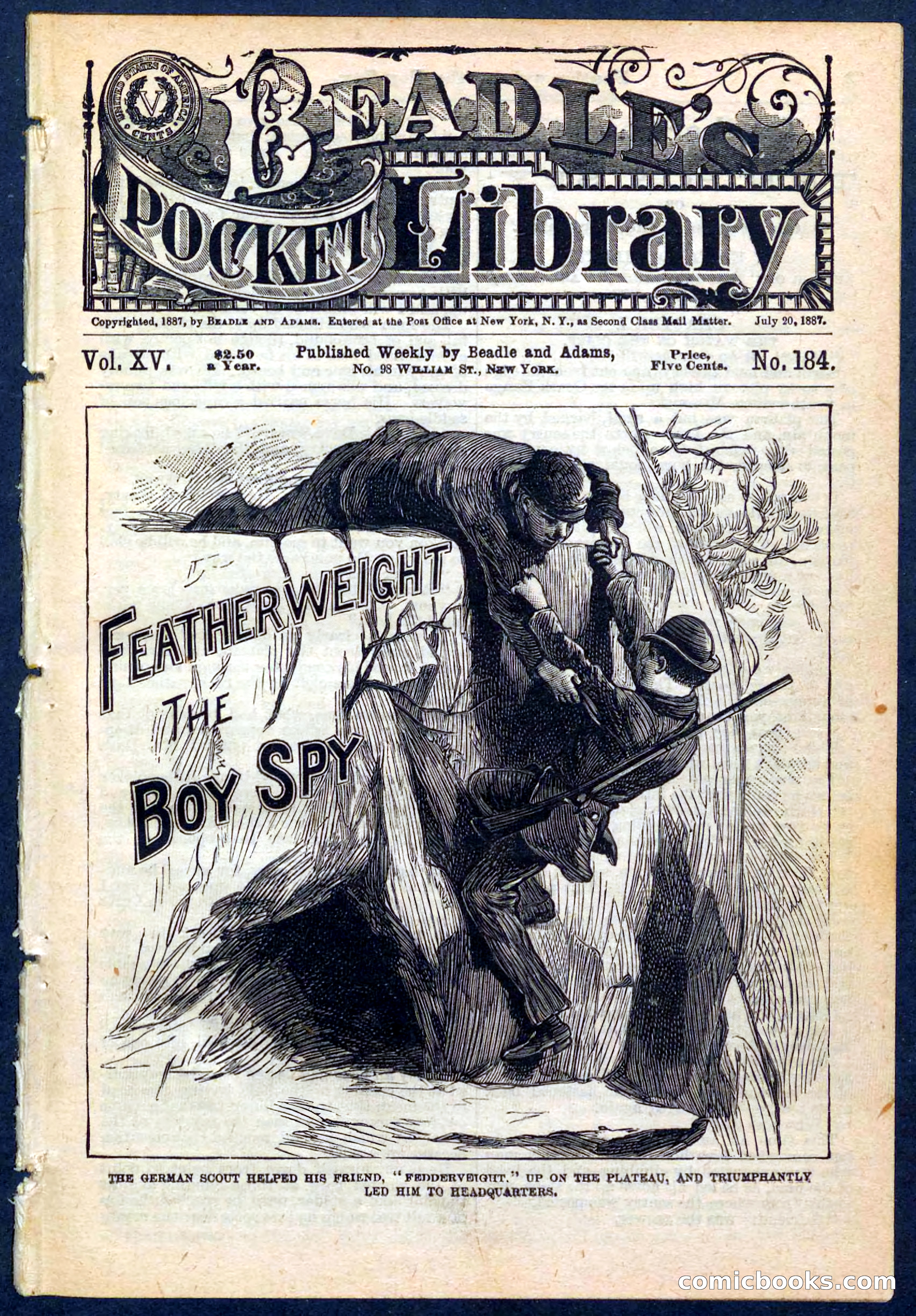 Beadle's Pocket Library No. 184 — page 1 of 32