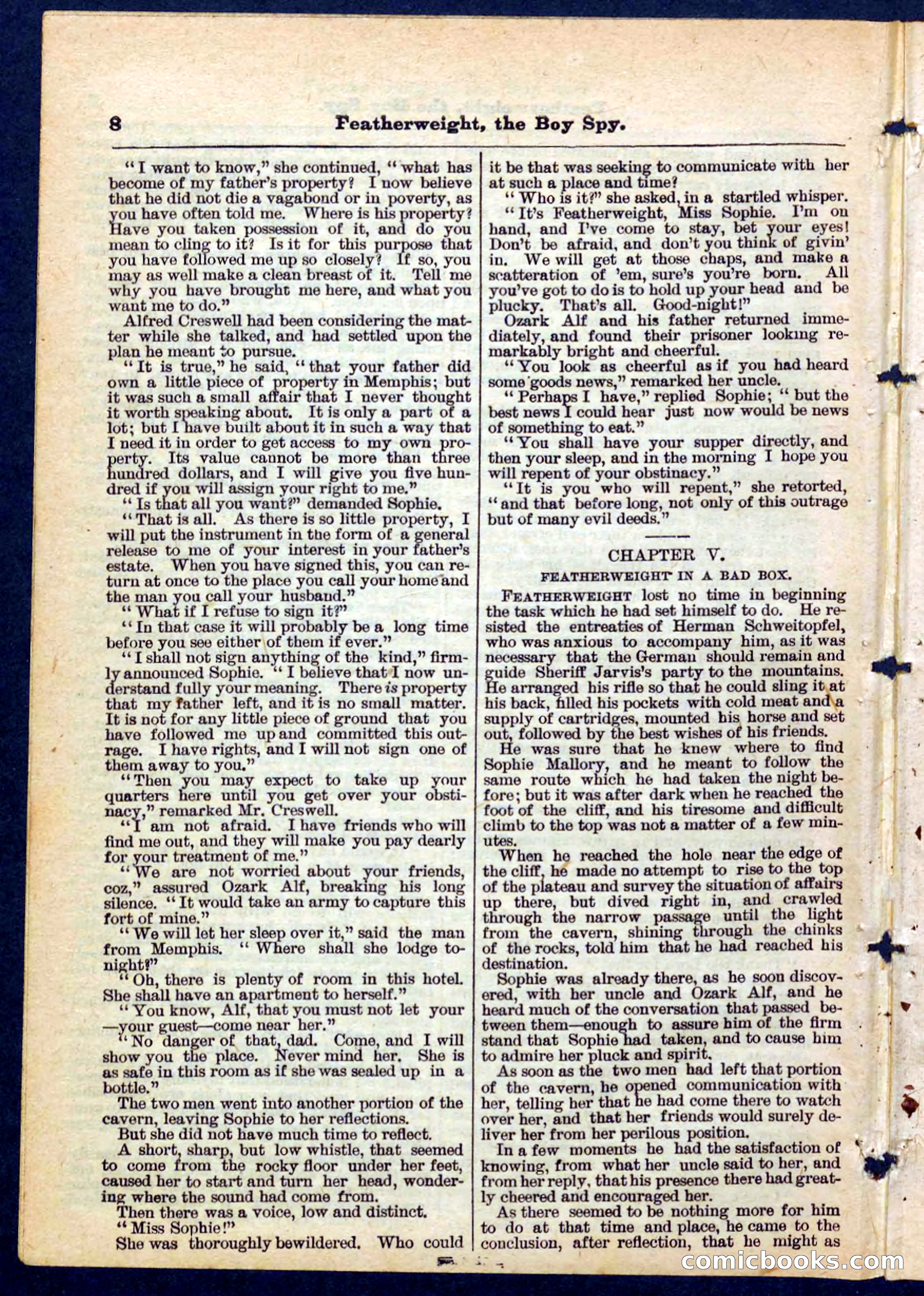 Beadle's Pocket Library No. 184 — page 8 of 32