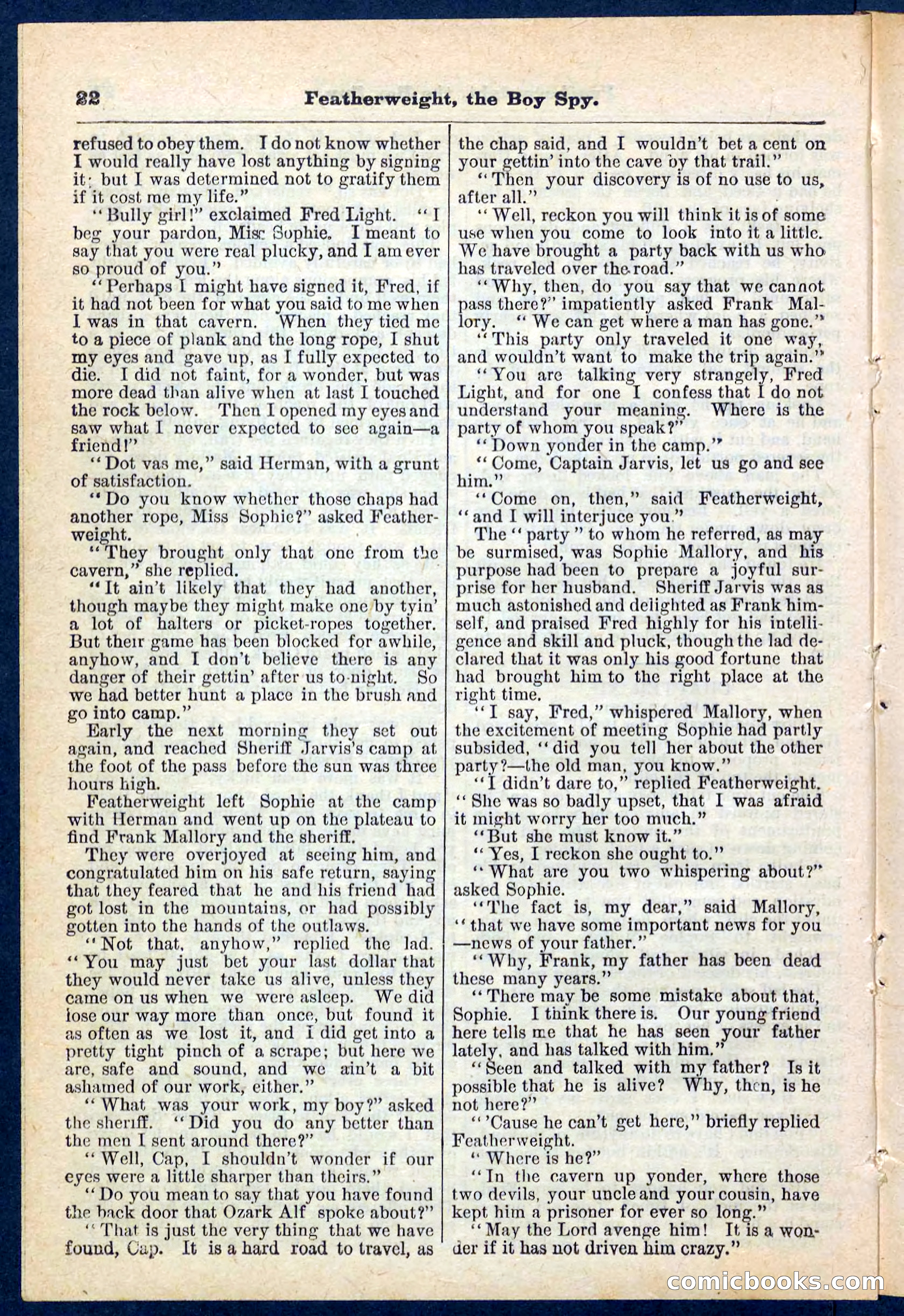 Beadle's Pocket Library No. 184 — page 22 of 32