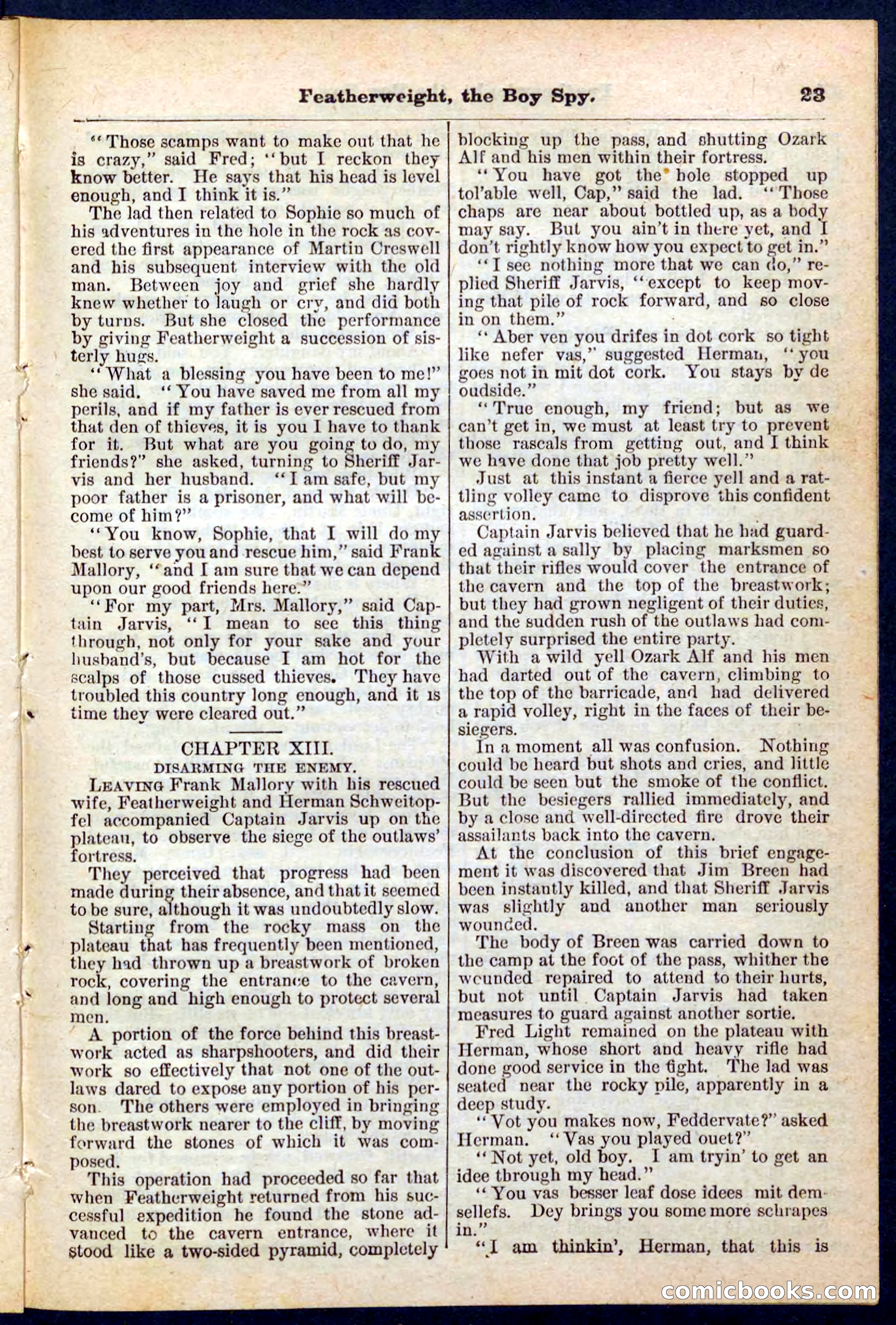 Beadle's Pocket Library No. 184 — page 23 of 32