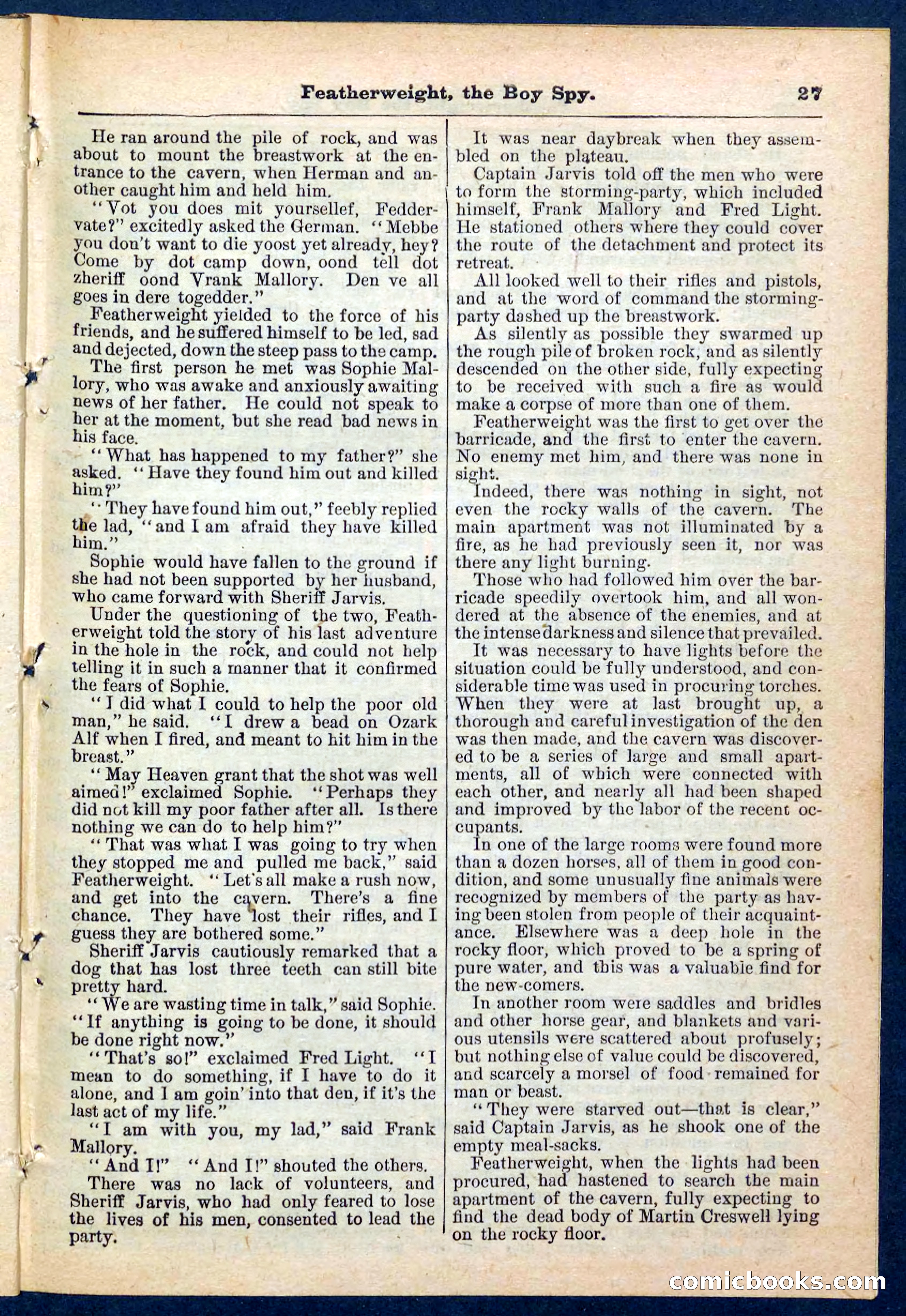 Beadle's Pocket Library No. 184 — page 27 of 32