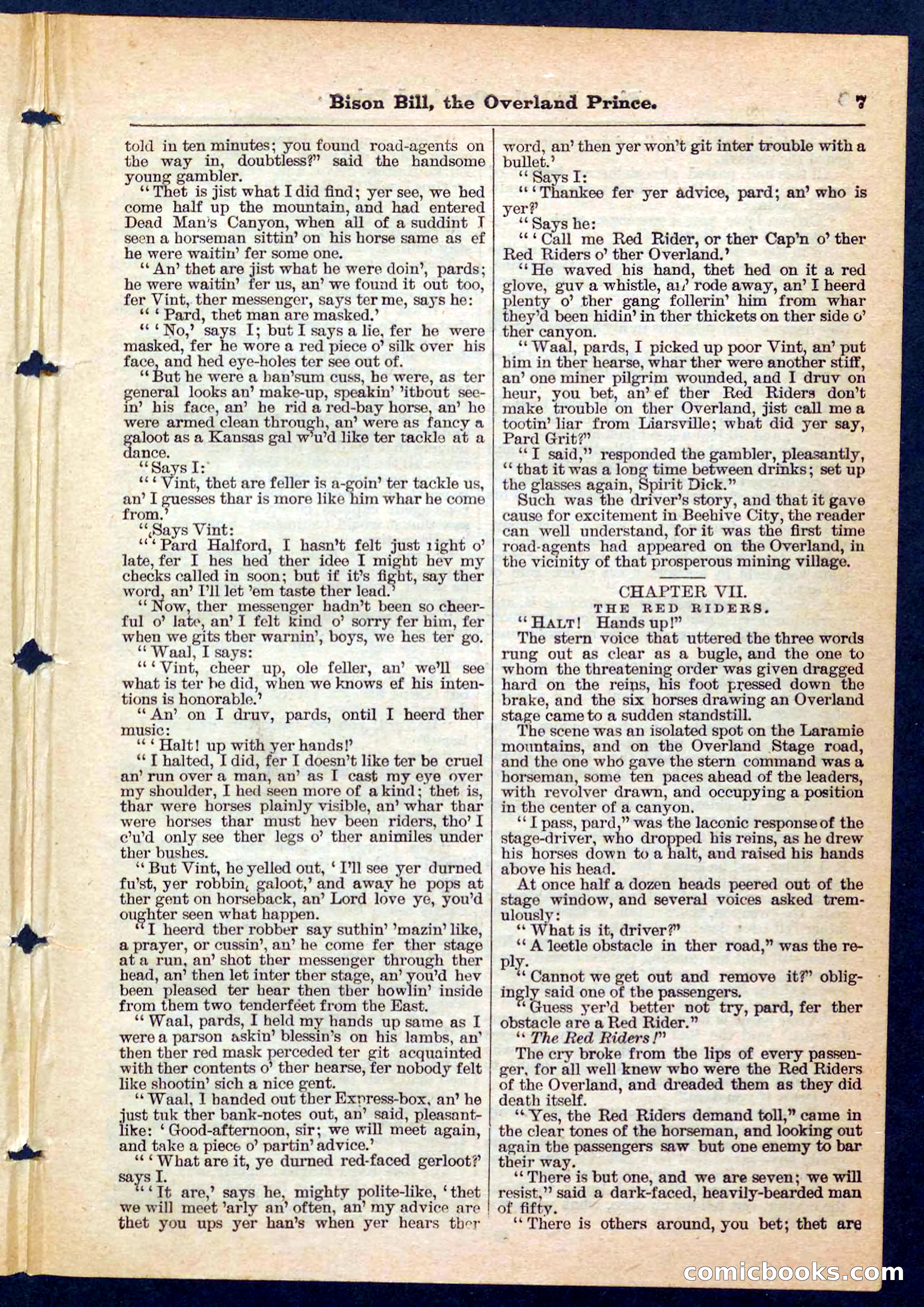 Beadle's Pocket Library No. 185 — page 7 of 32