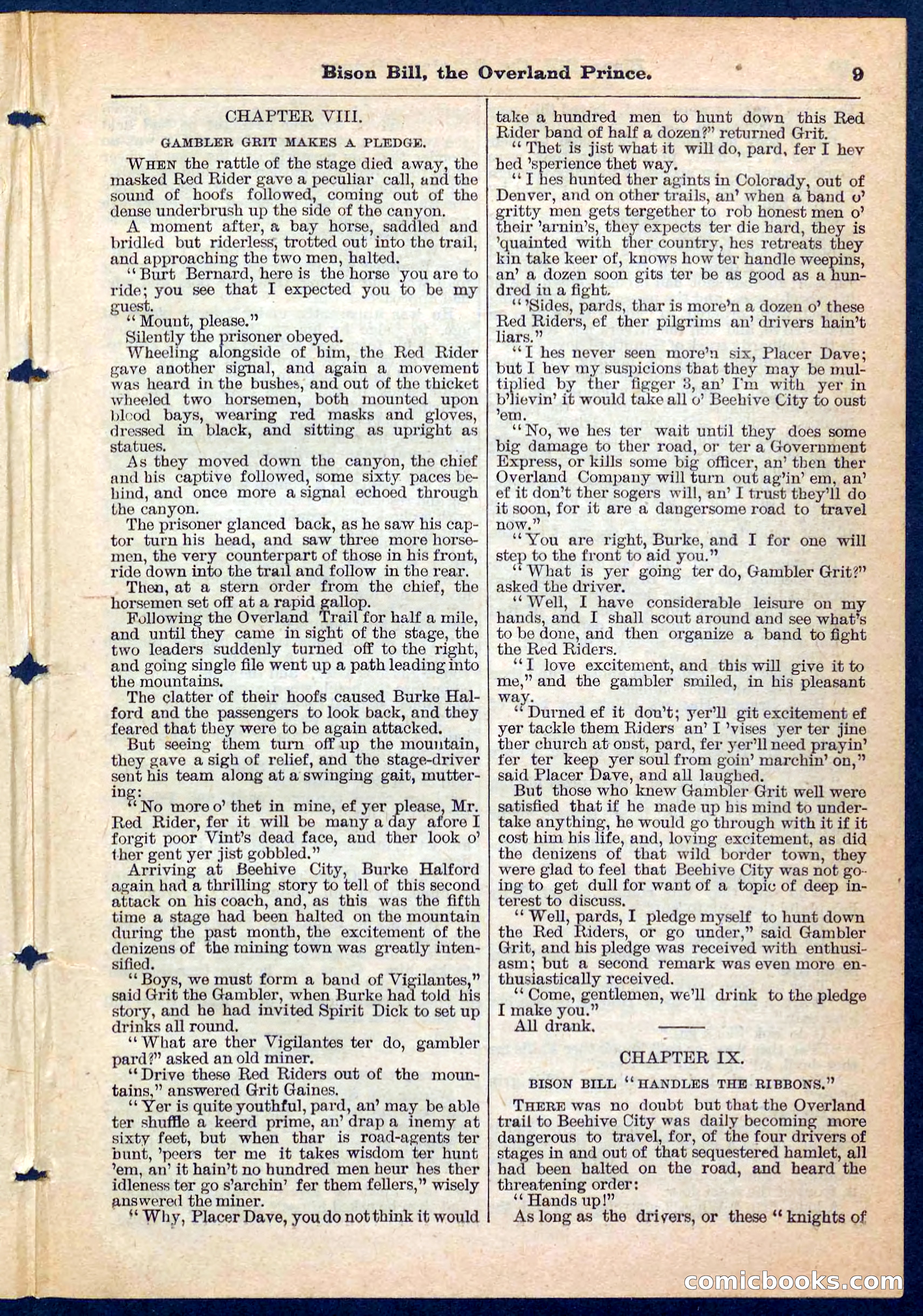 Beadle's Pocket Library No. 185 — page 9 of 32