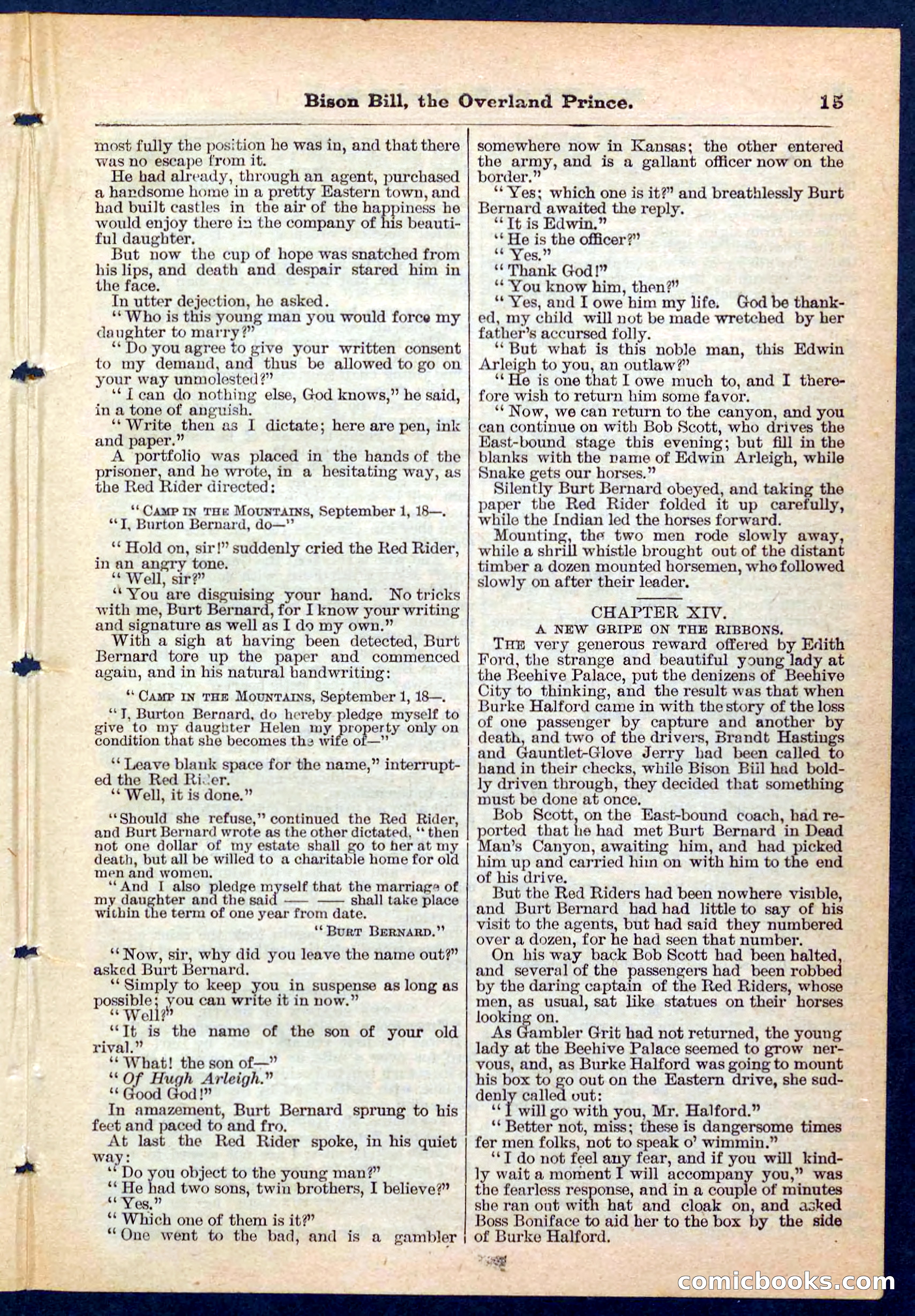 Beadle's Pocket Library No. 185 — page 15 of 32