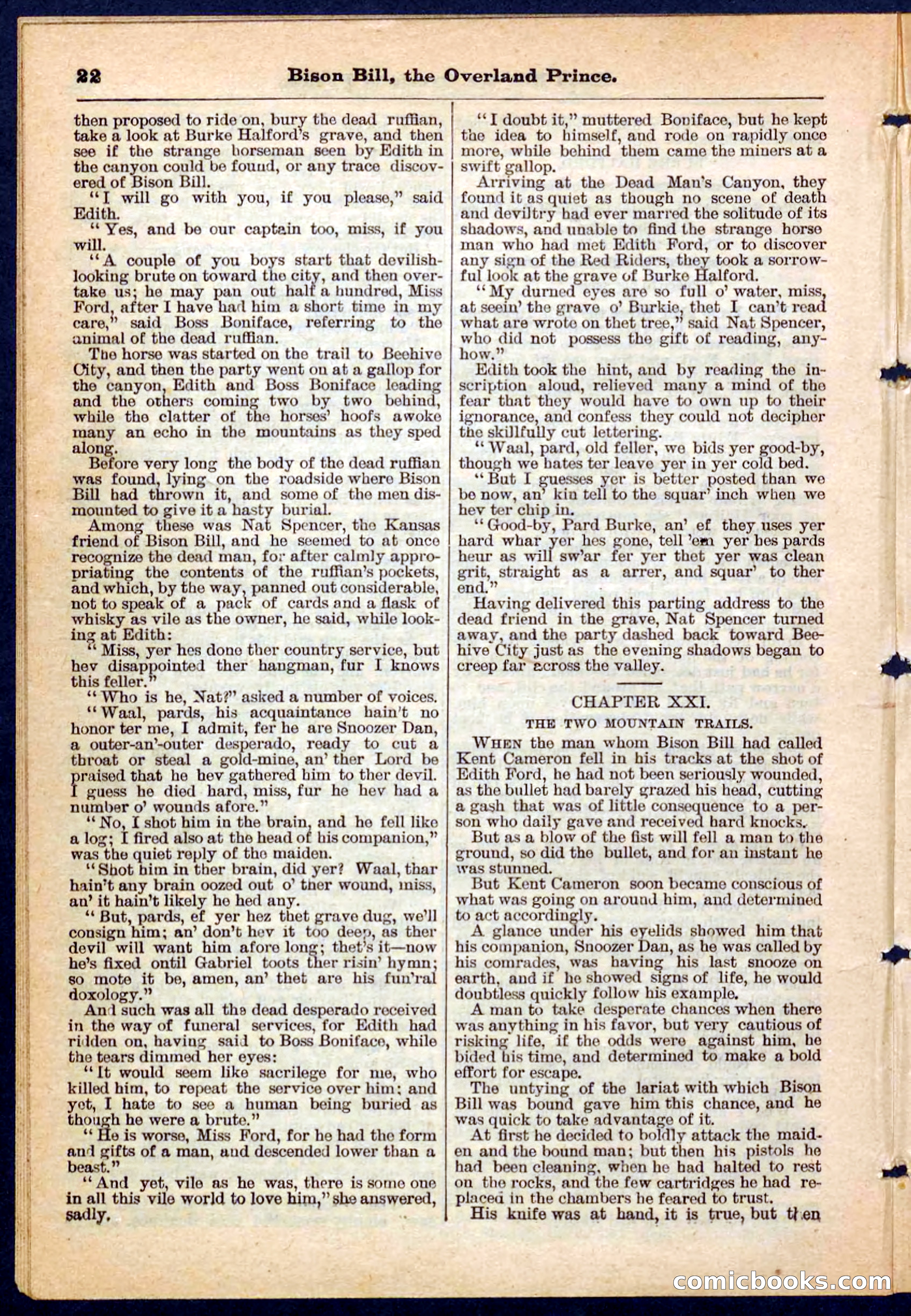Beadle's Pocket Library No. 185 — page 22 of 32