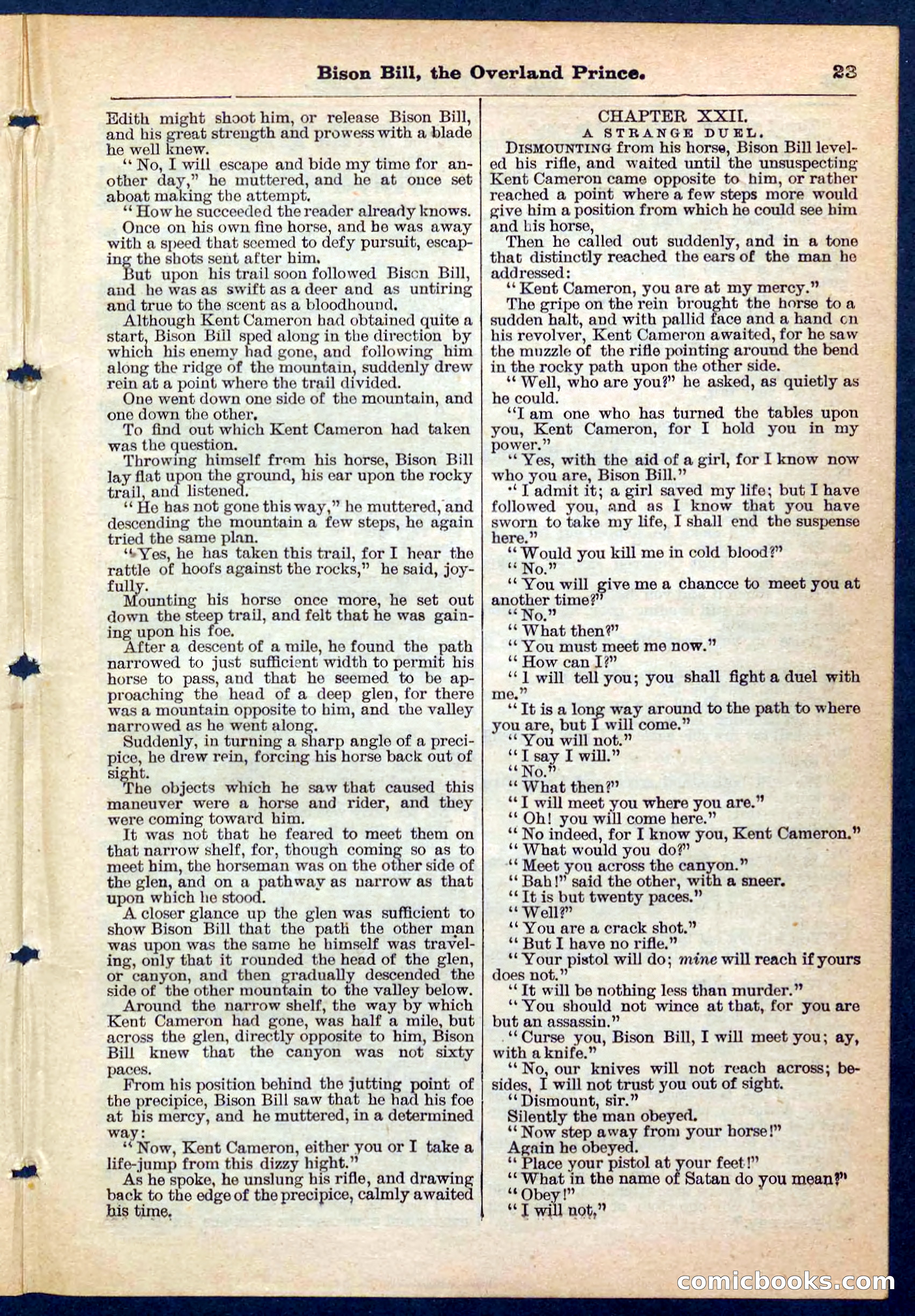 Beadle's Pocket Library No. 185 — page 23 of 32