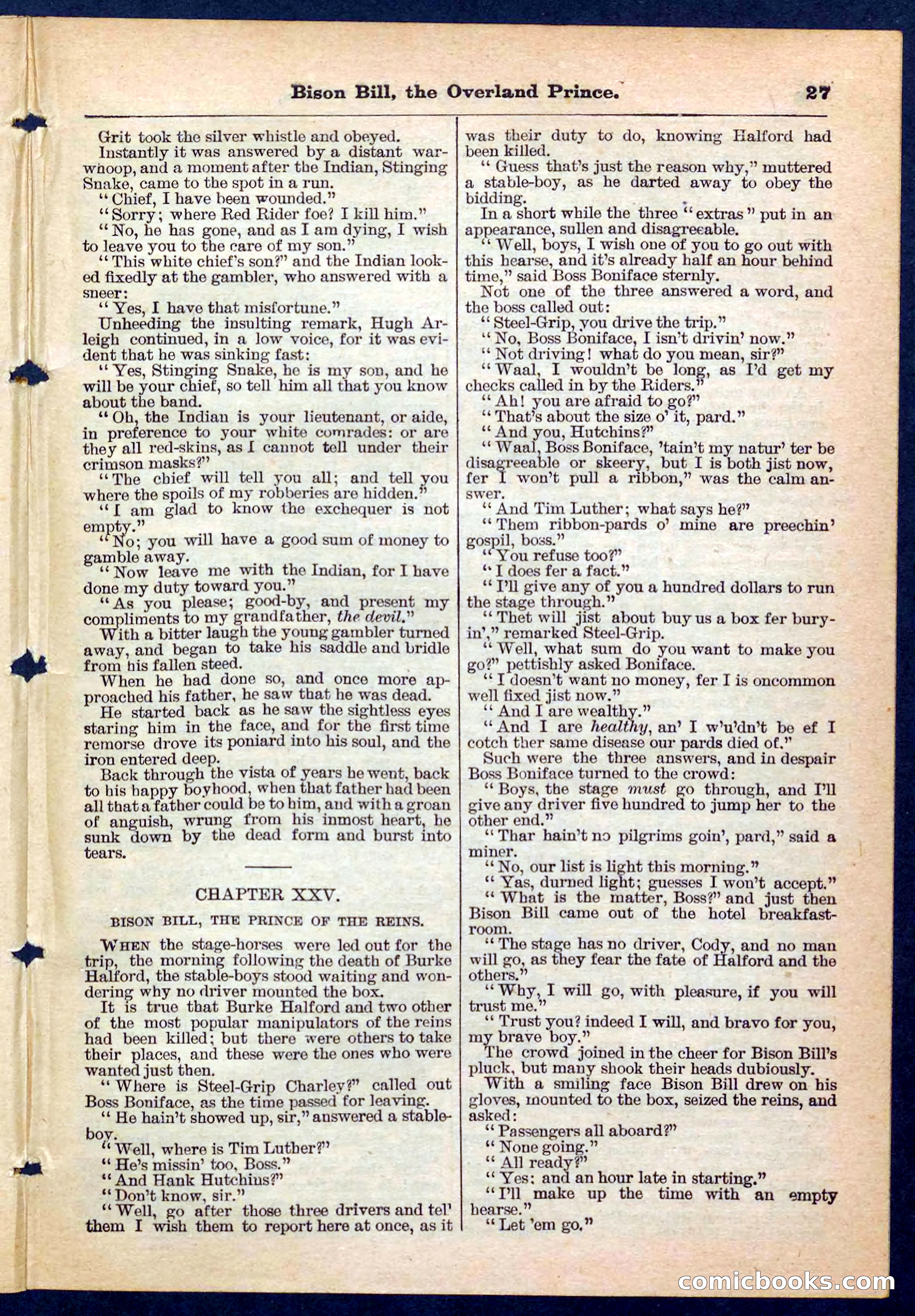 Beadle's Pocket Library No. 185 — page 27 of 32
