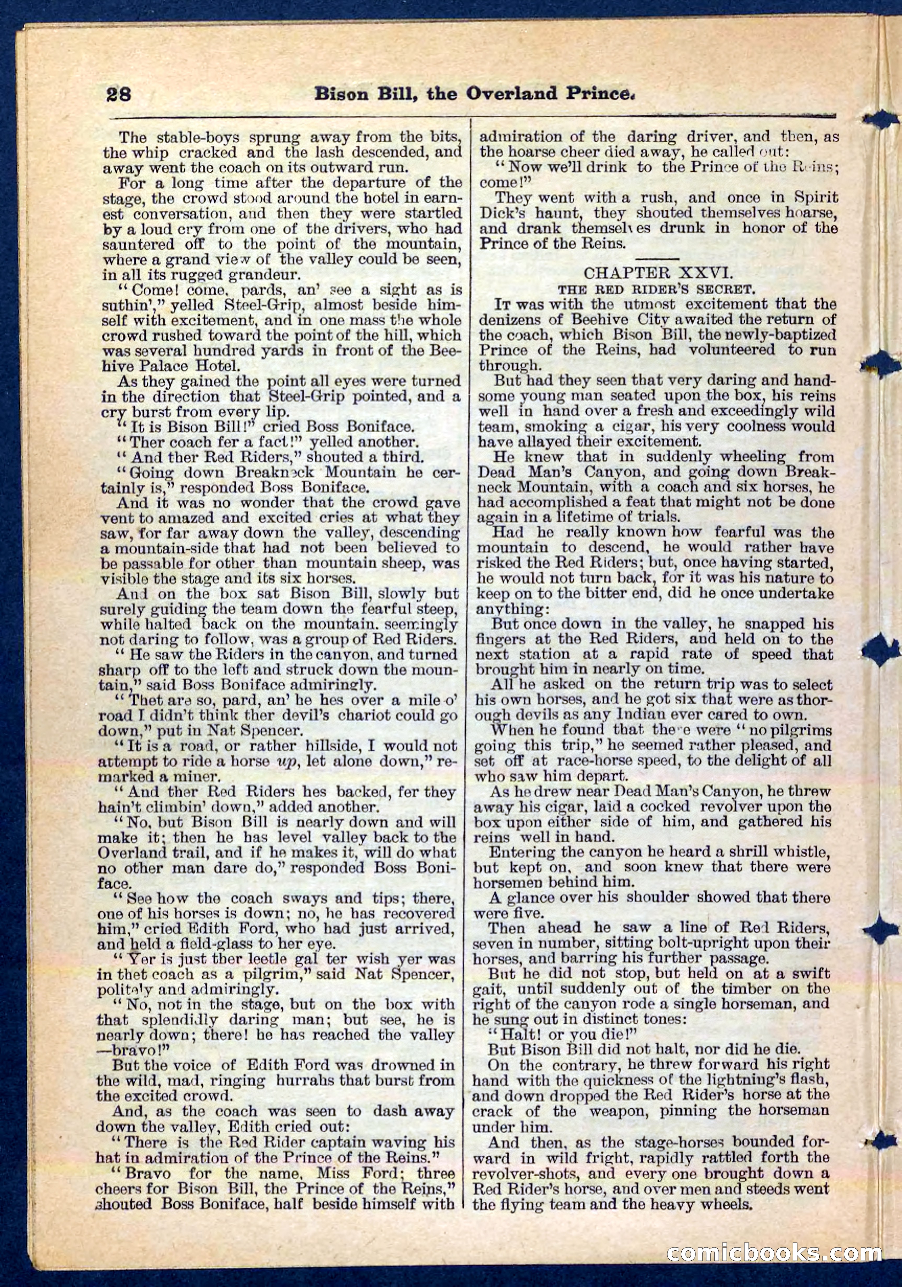 Beadle's Pocket Library No. 185 — page 28 of 32