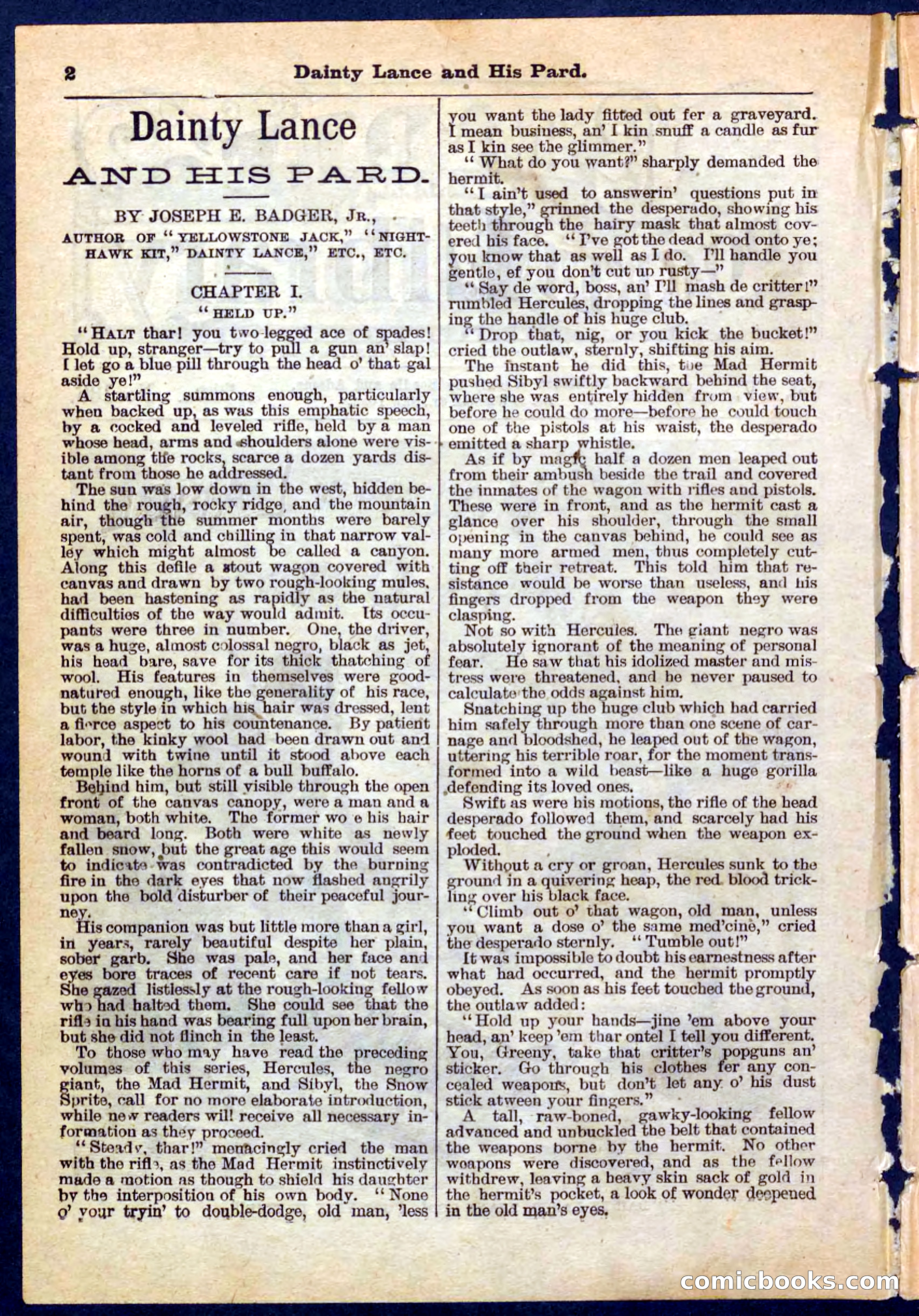 Beadle's Pocket Library No. 186 — page 2 of 32