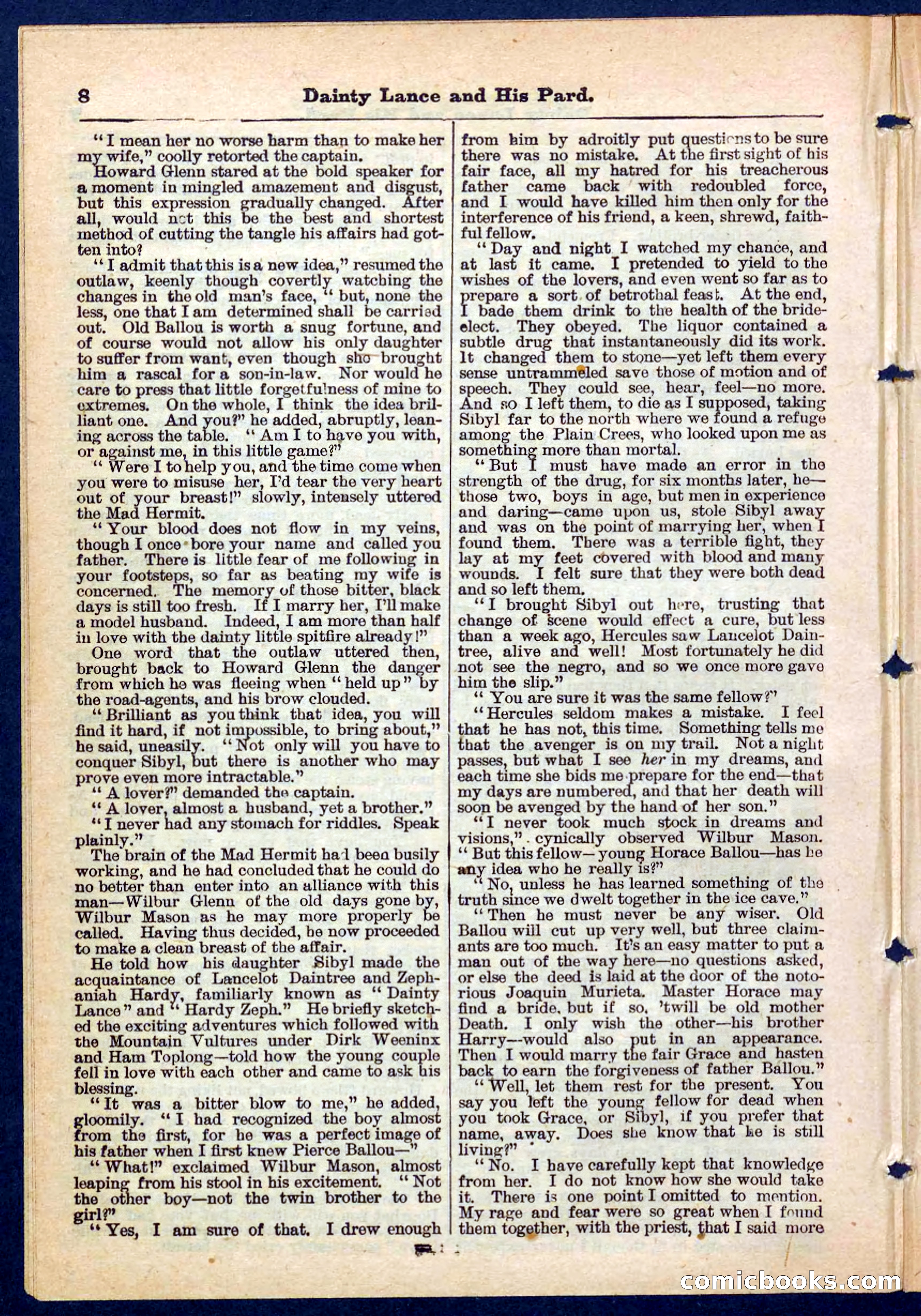 Beadle's Pocket Library No. 186 — page 8 of 32