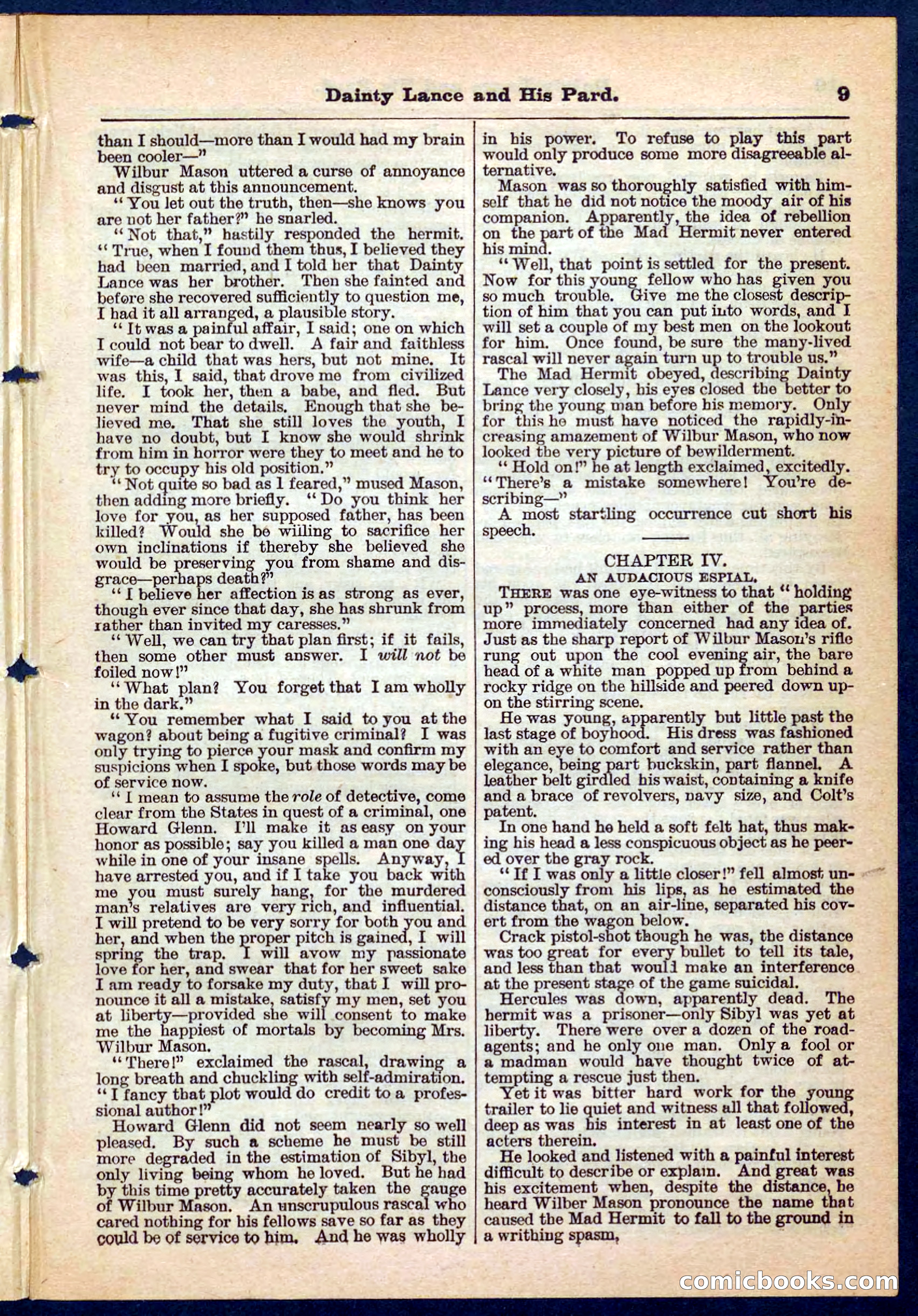 Beadle's Pocket Library No. 186 — page 9 of 32