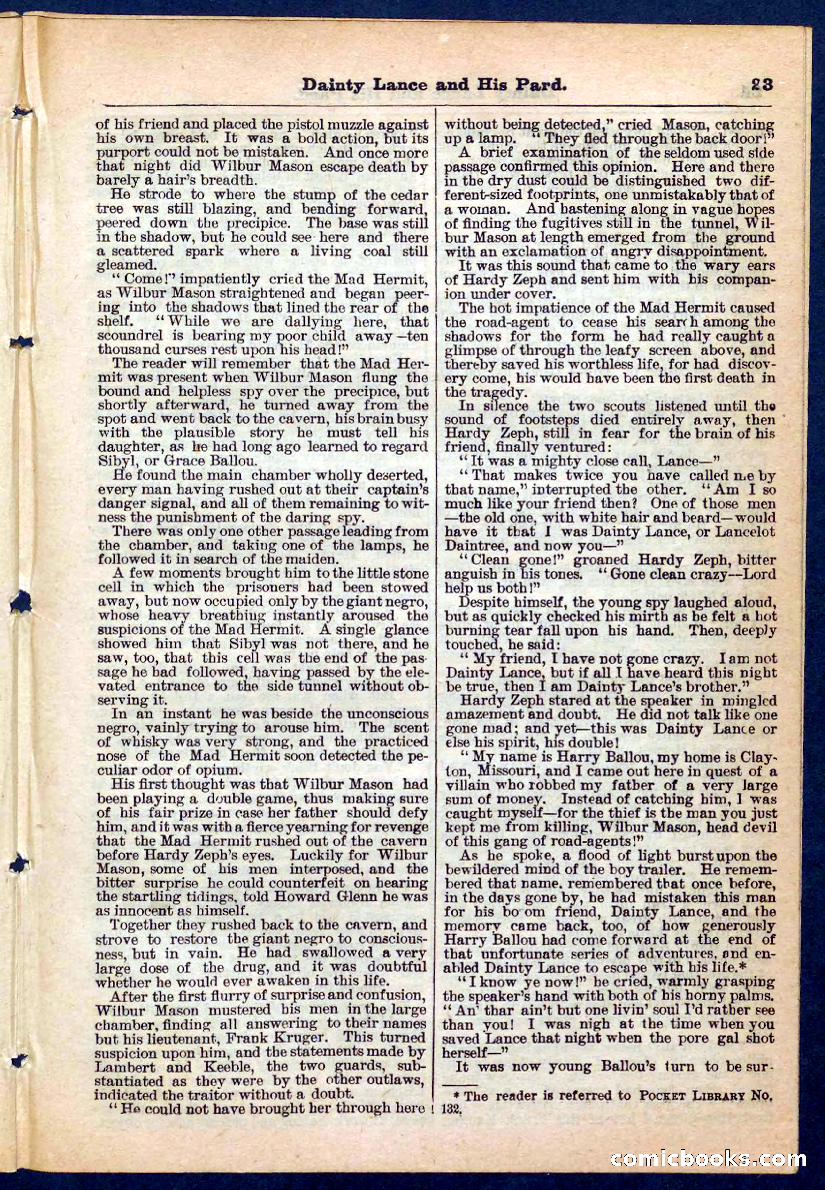 Beadle's Pocket Library No. 186 — page 23 of 32