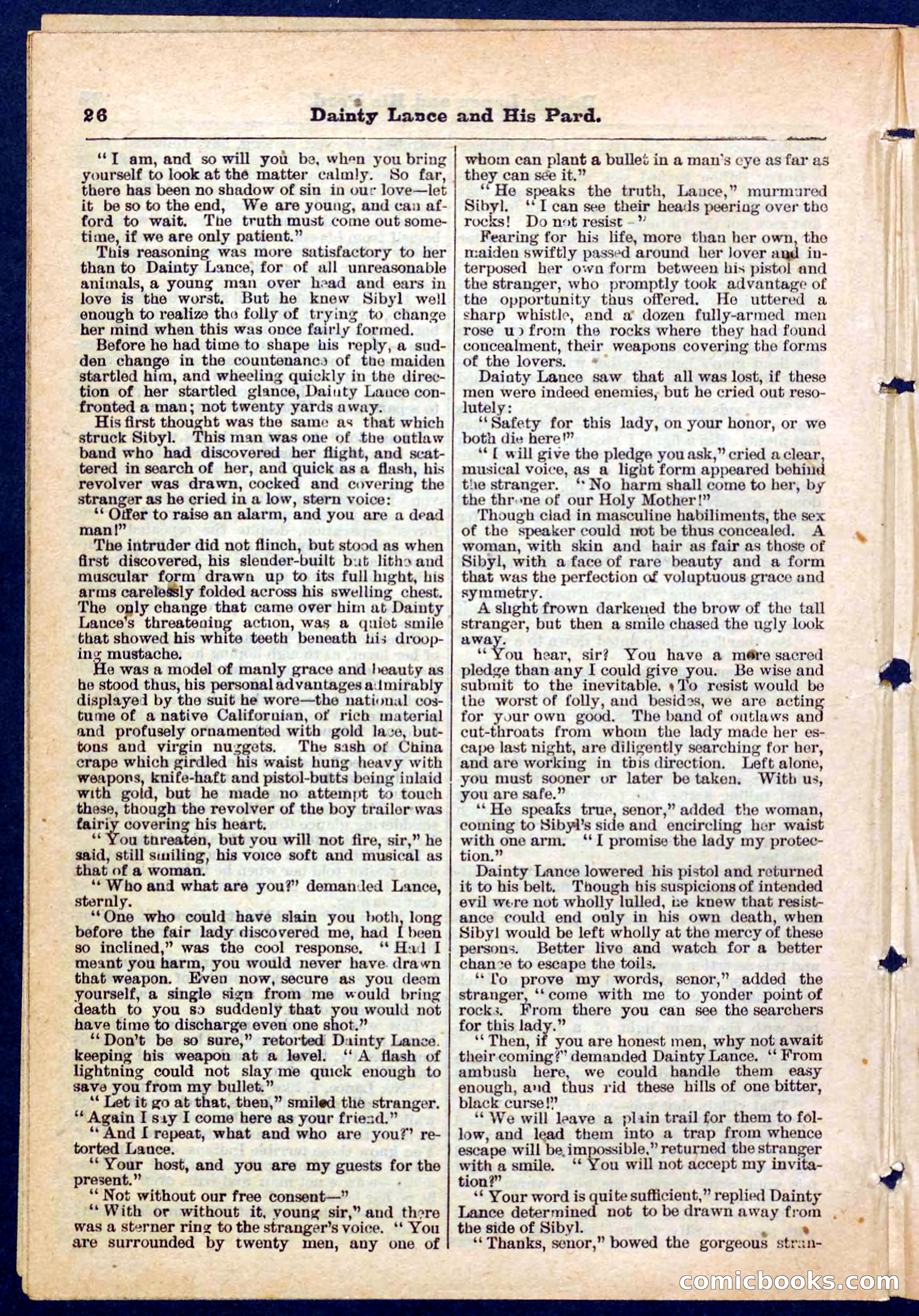 Beadle's Pocket Library No. 186 — page 26 of 32