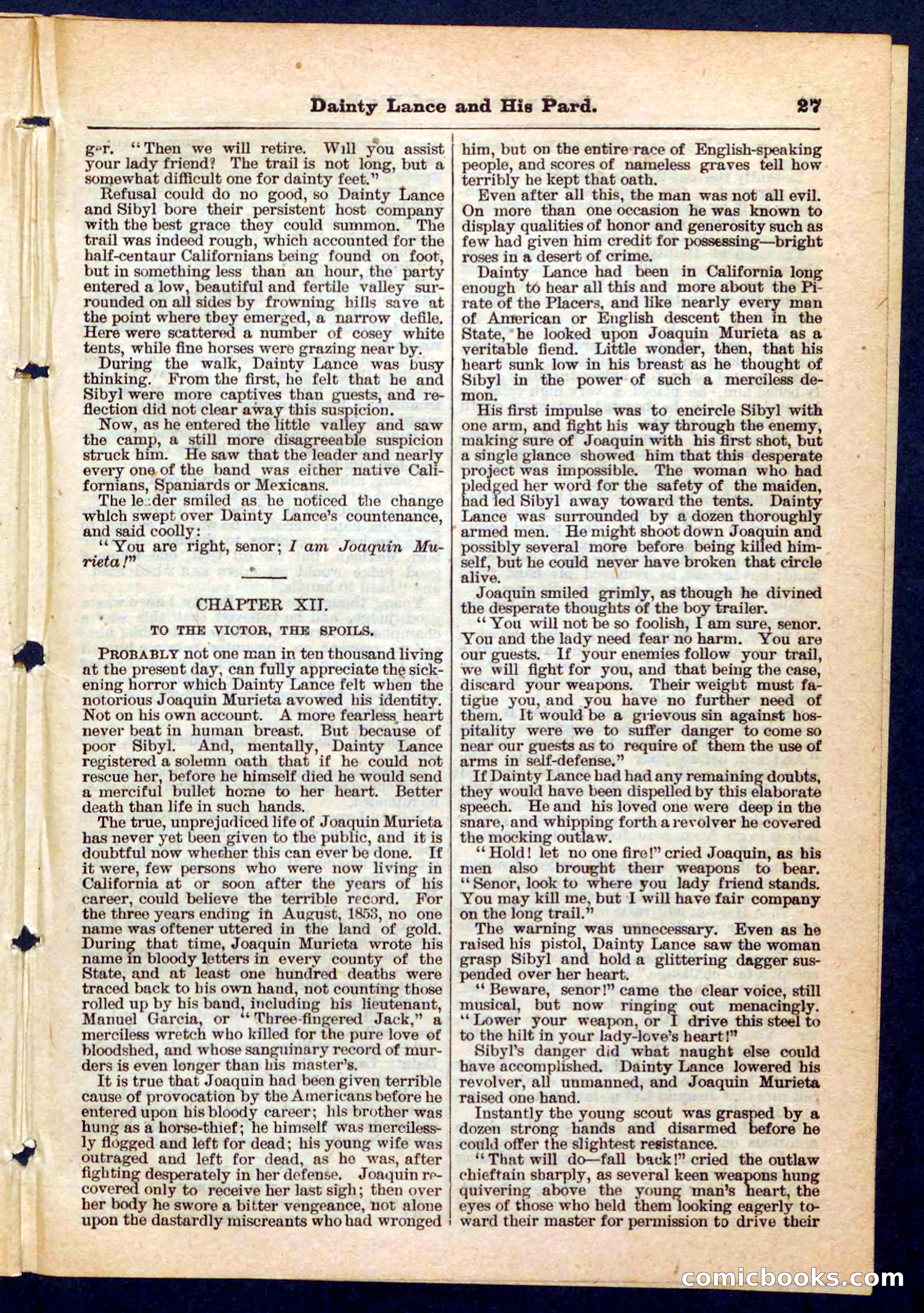 Beadle's Pocket Library No. 186 — page 27 of 32