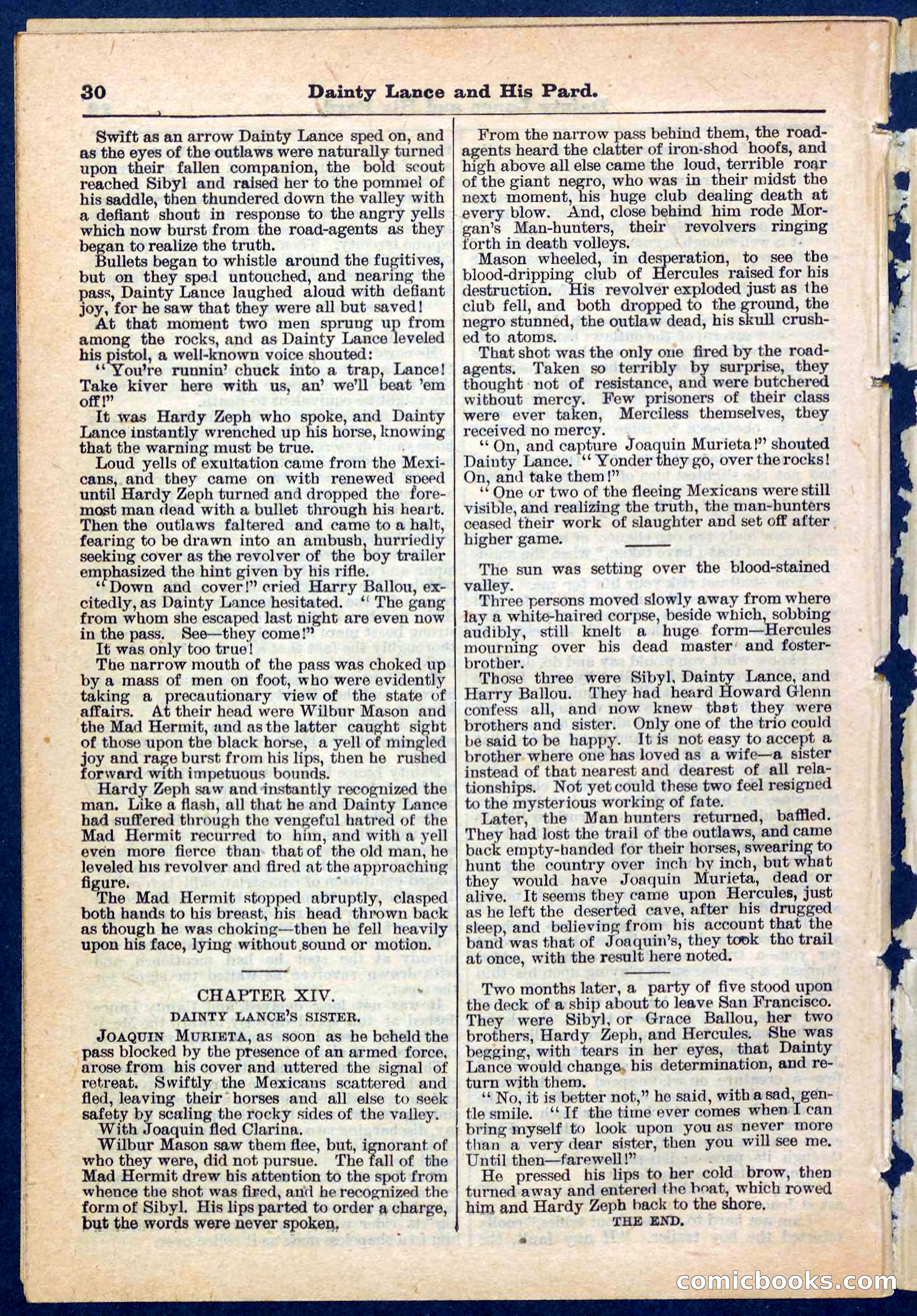 Beadle's Pocket Library No. 186 — page 30 of 32