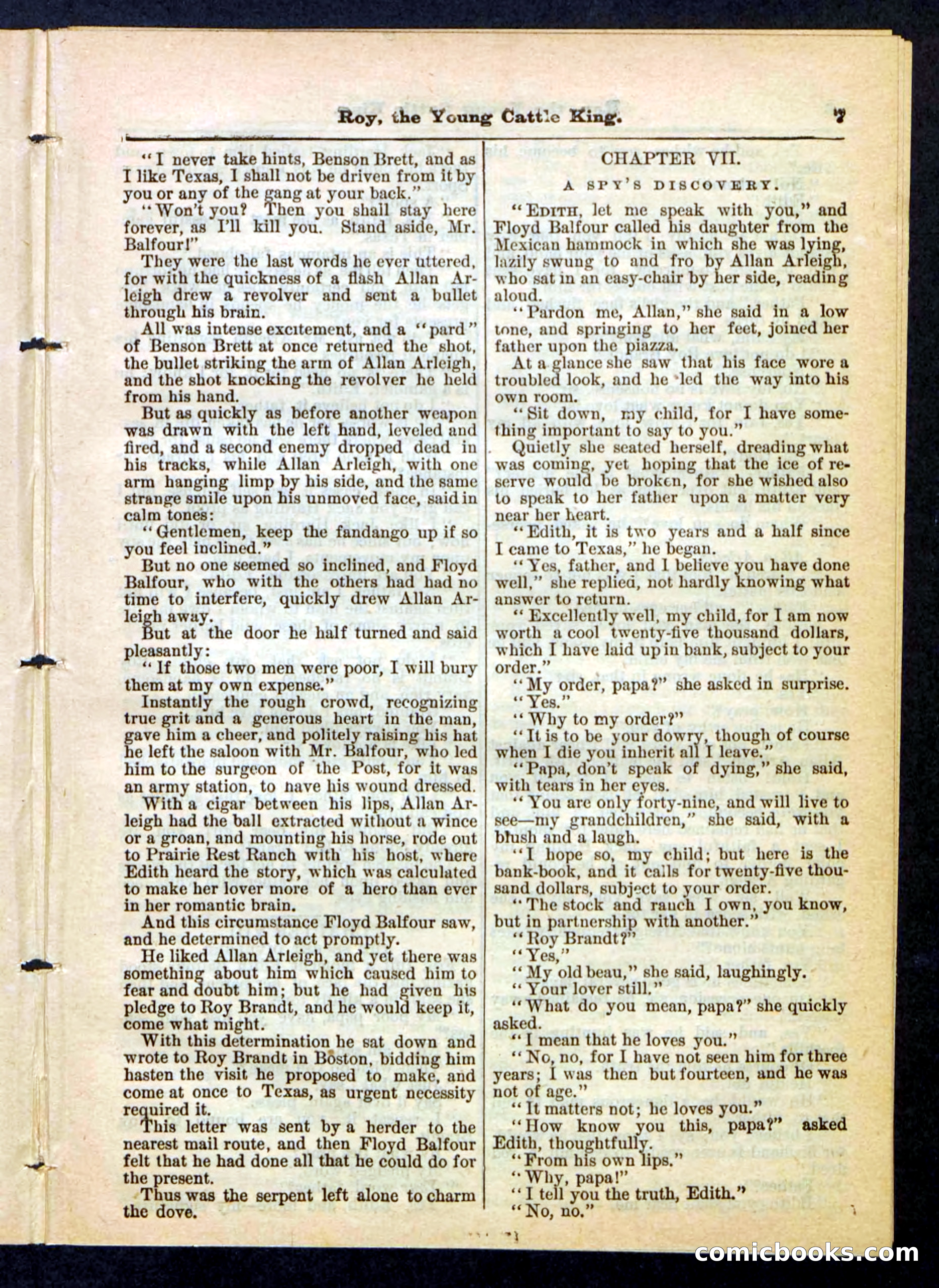 Beadle's Pocket Library, No. 197 — page 7 of 32