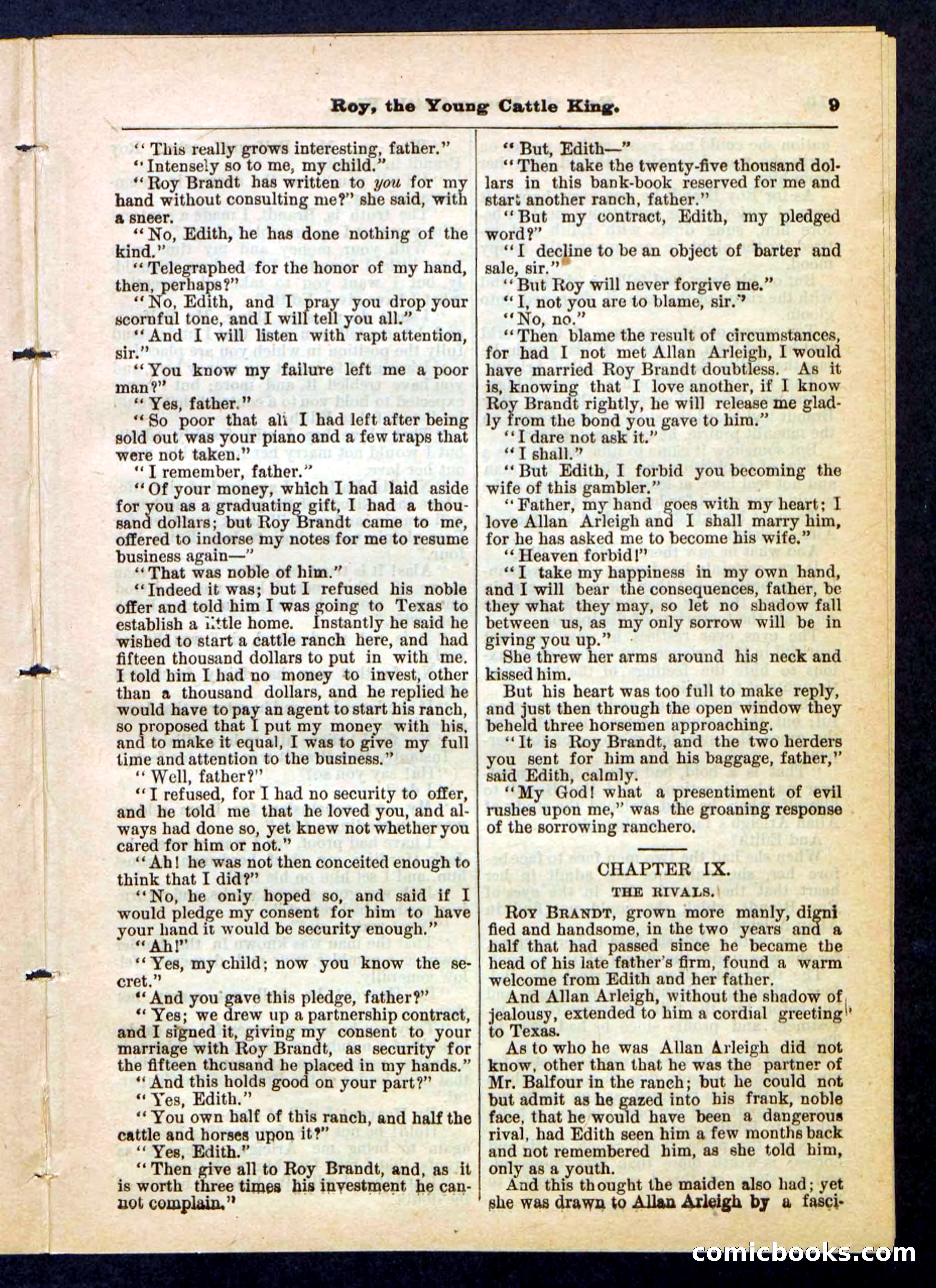 Beadle's Pocket Library, No. 197 — page 9 of 32