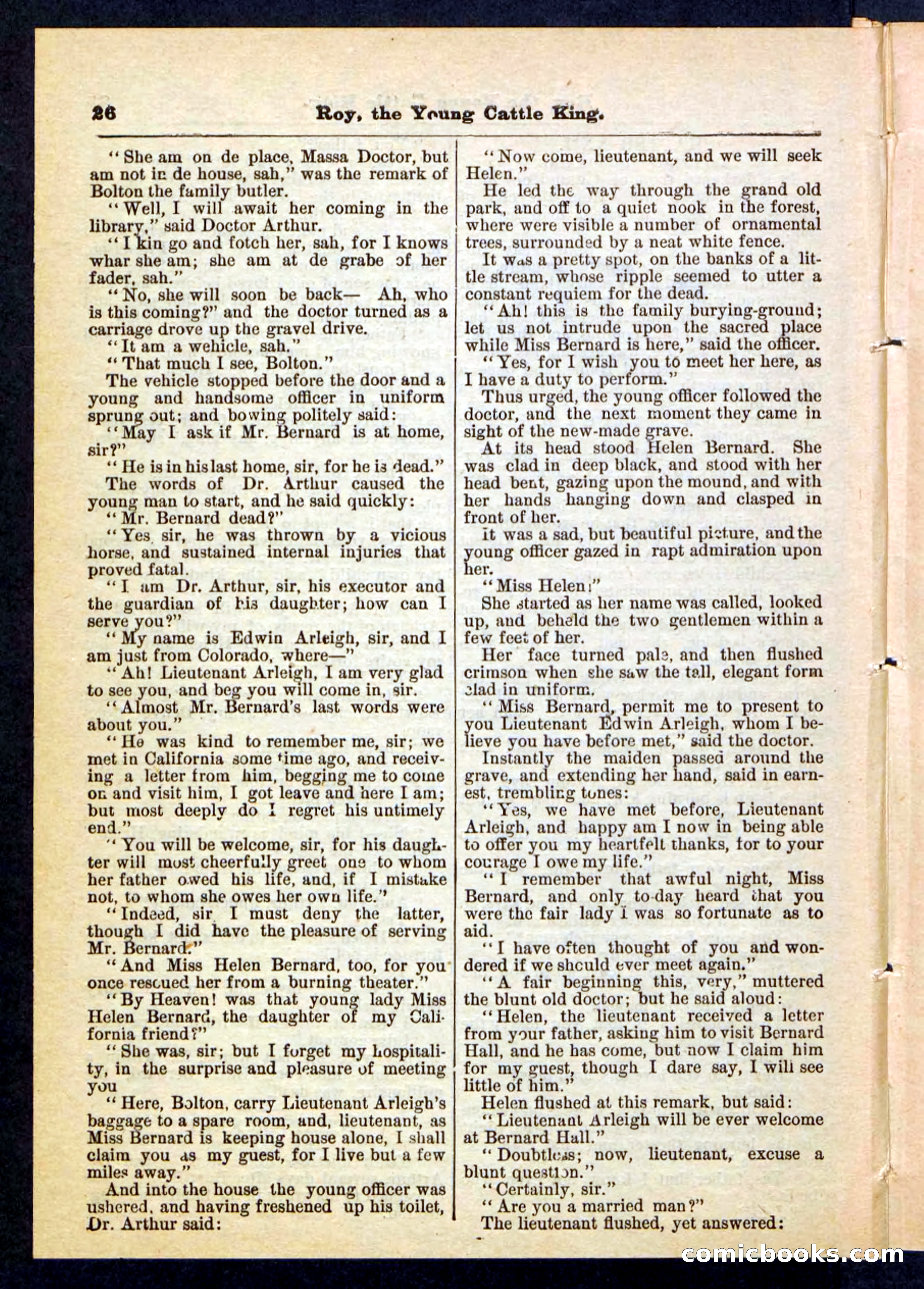 Beadle's Pocket Library, No. 197 — page 26 of 32